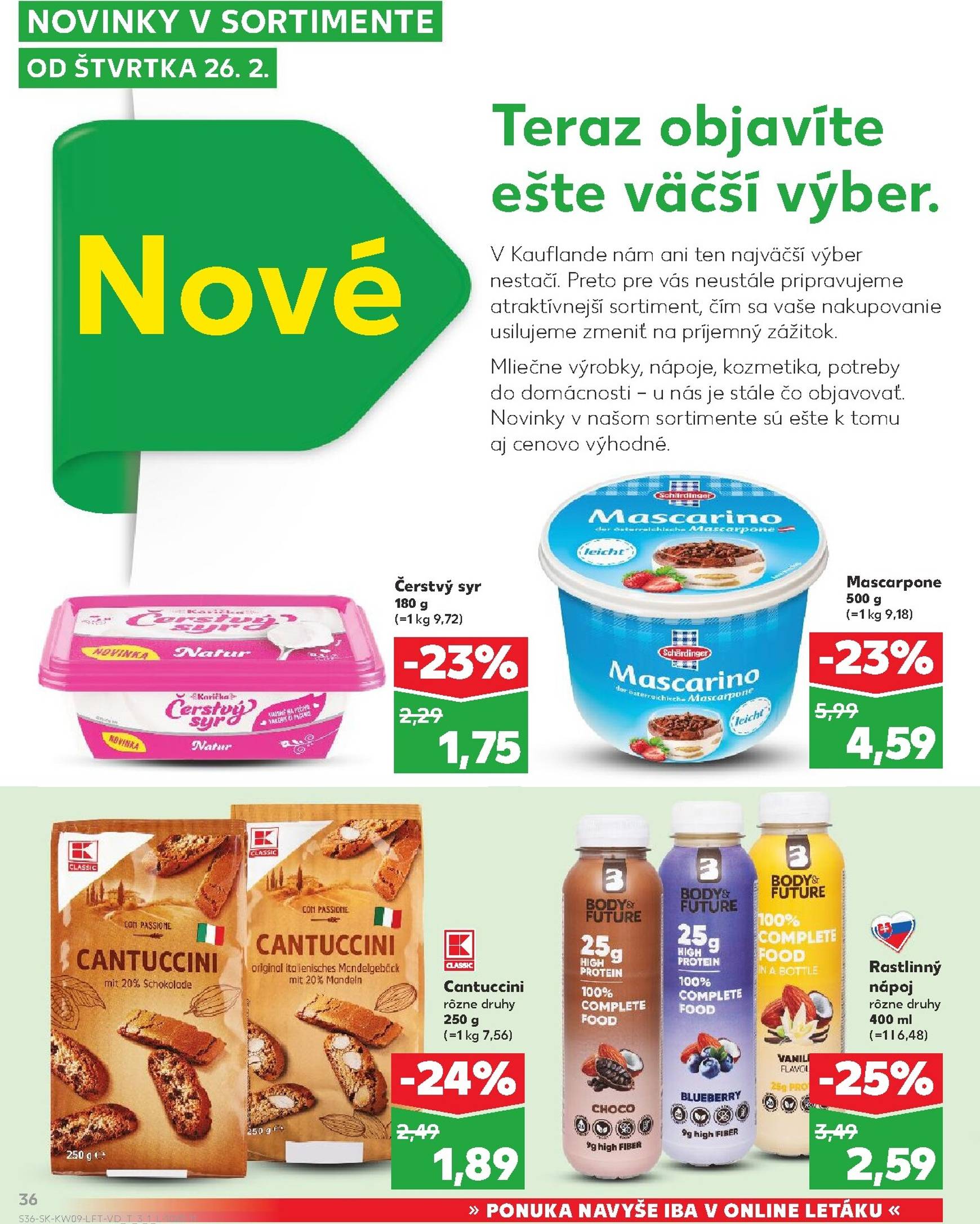 Page 36 of Aktuálny kaufland leták platný od štvrtka 26.02 do 04.03