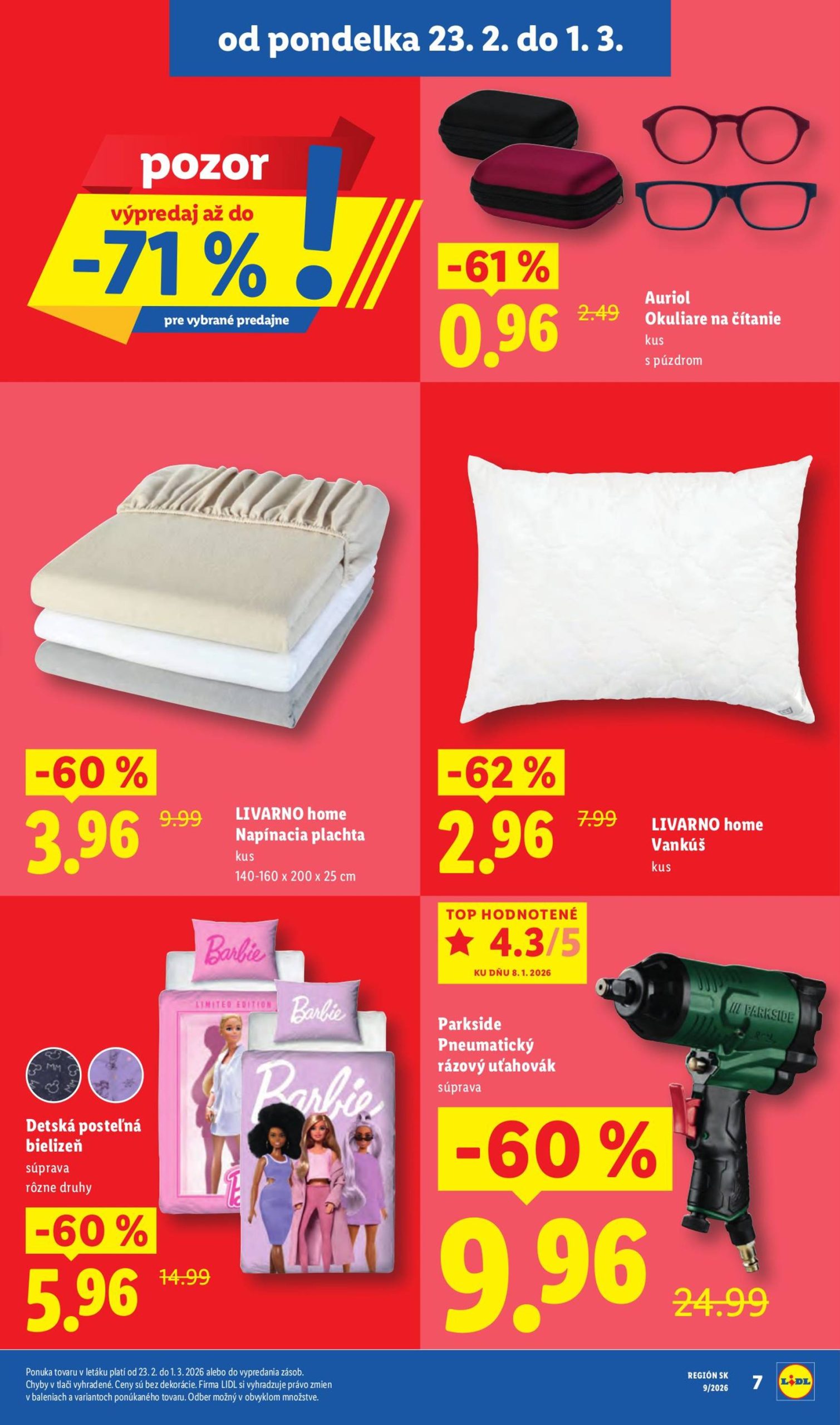 Page 9 of Aktuálny lidl leták platný od pondelka 23.02 do 01.03