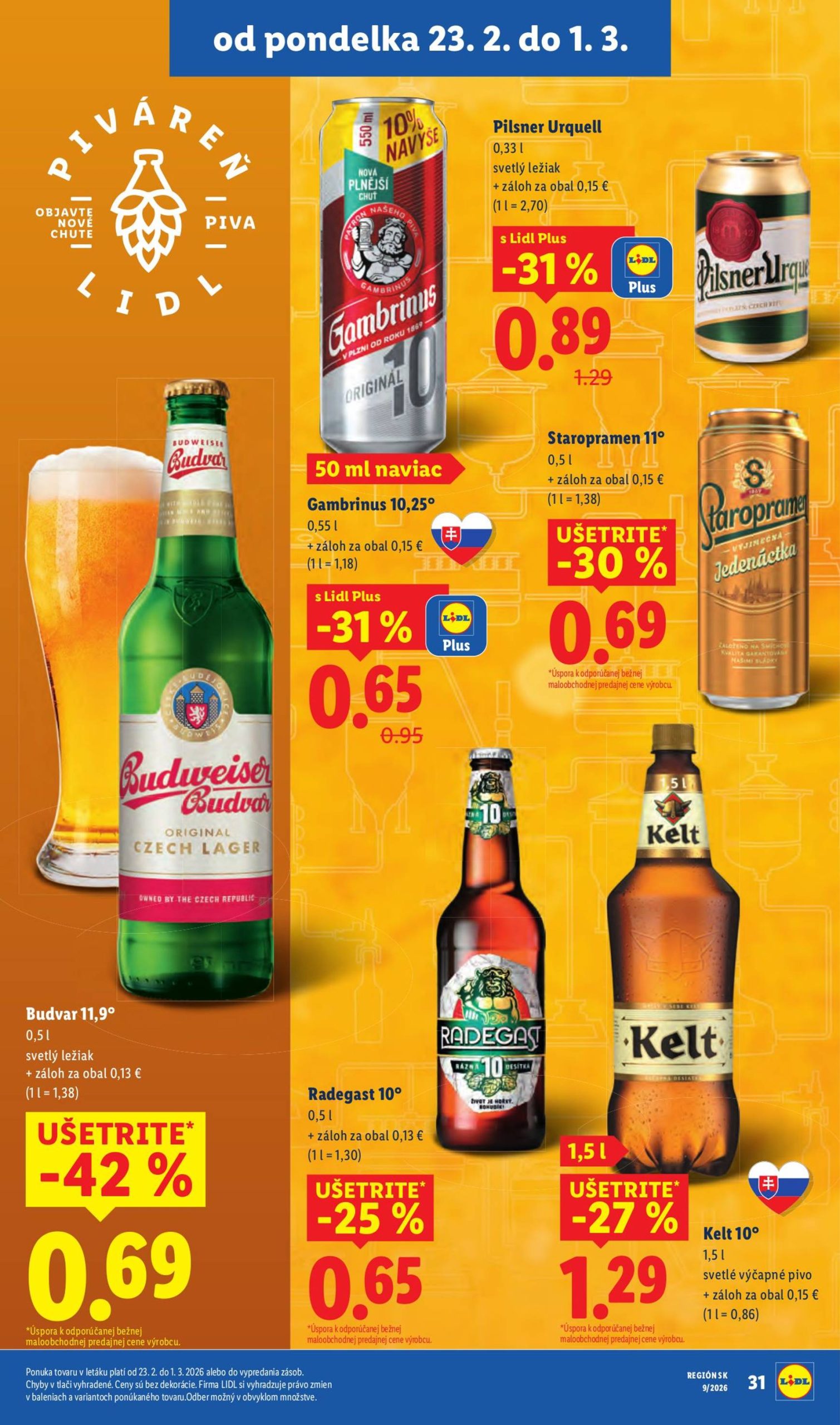 Page 73 of Aktuálny lidl leták platný od štvrtka 26.02 do 01.03