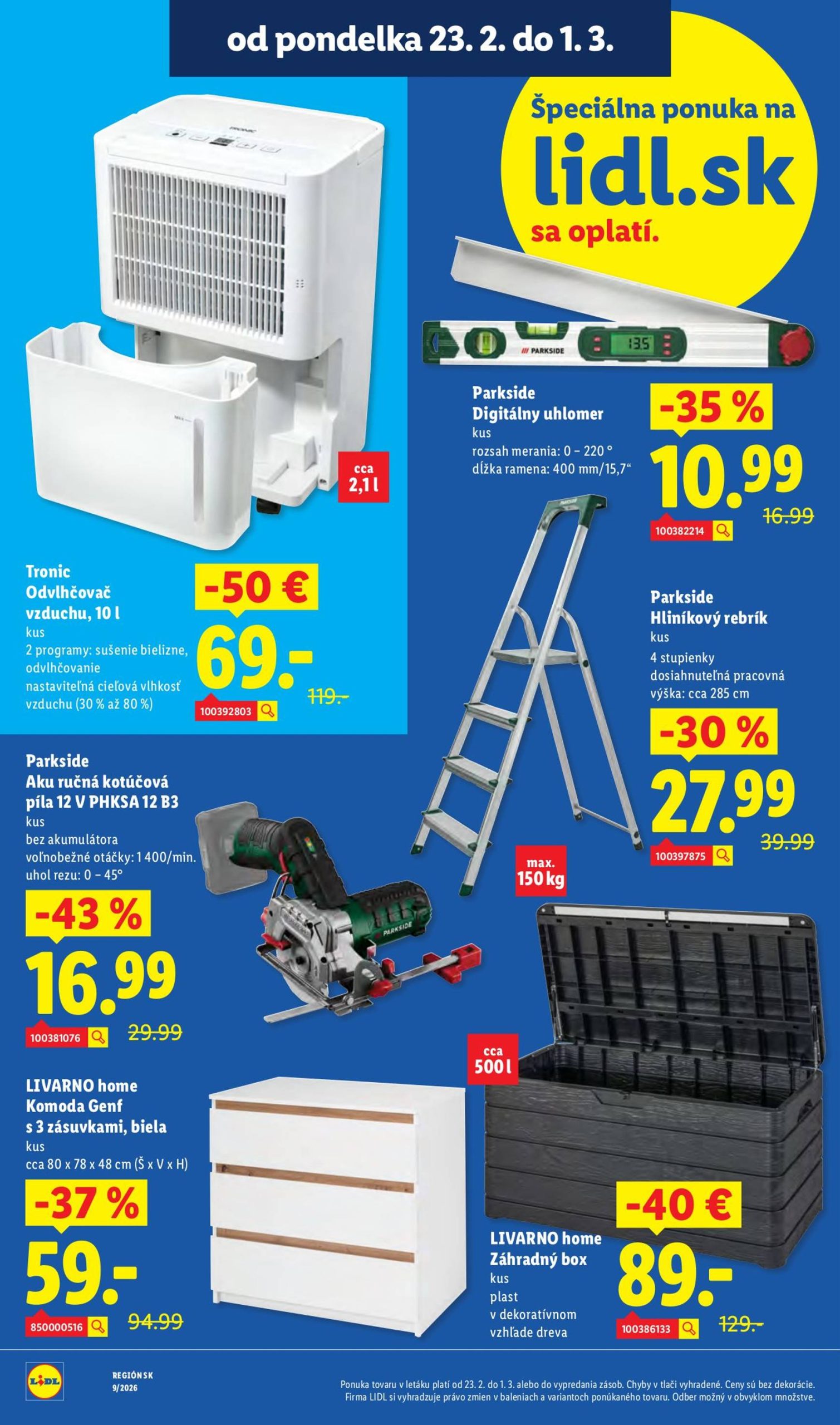 Page 92 of Aktuálny lidl leták platný od štvrtka 26.02 do 01.03
