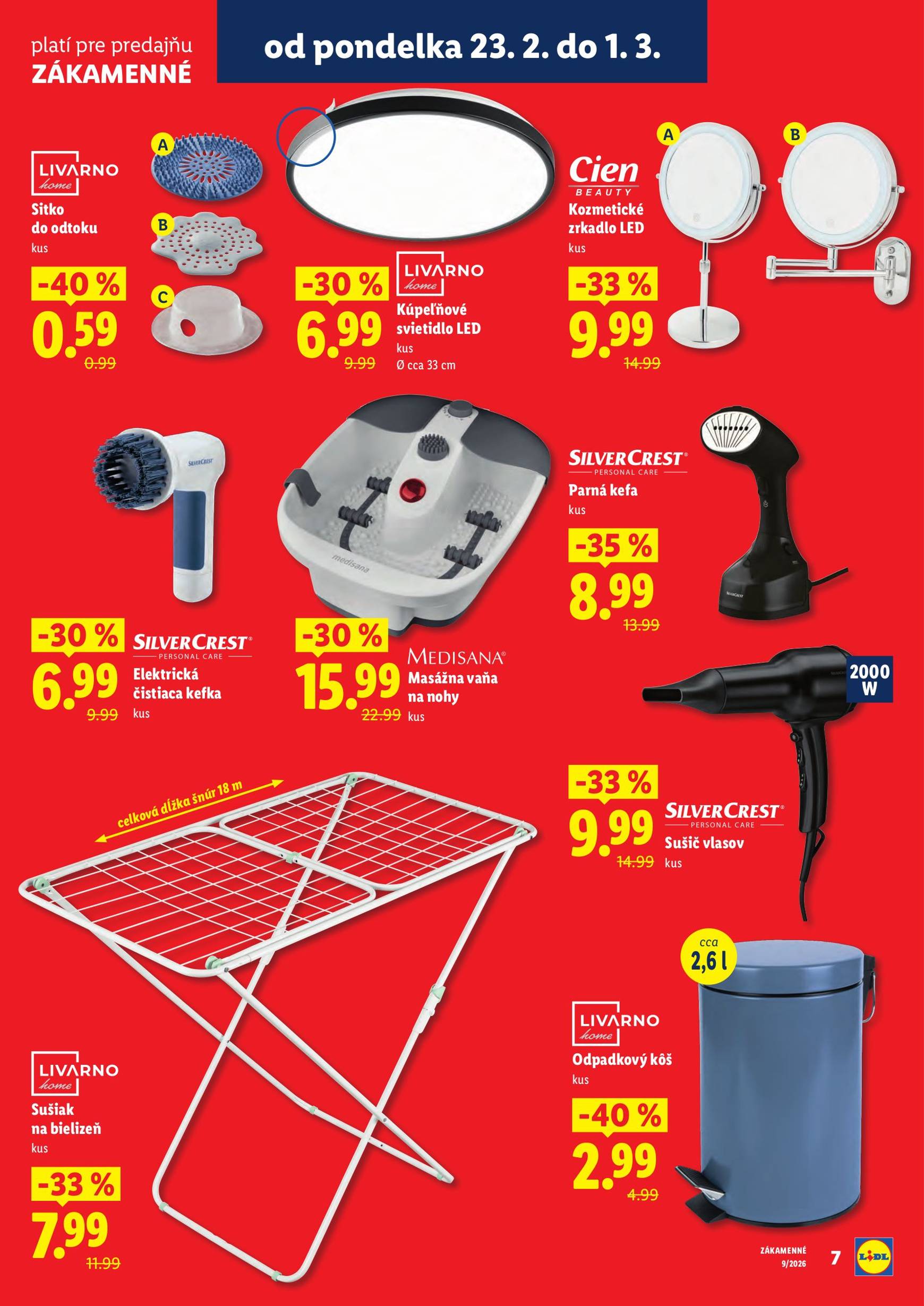 Page 7 of Aktuálny lidl leták platný od pondelka 23.02 do 01.03