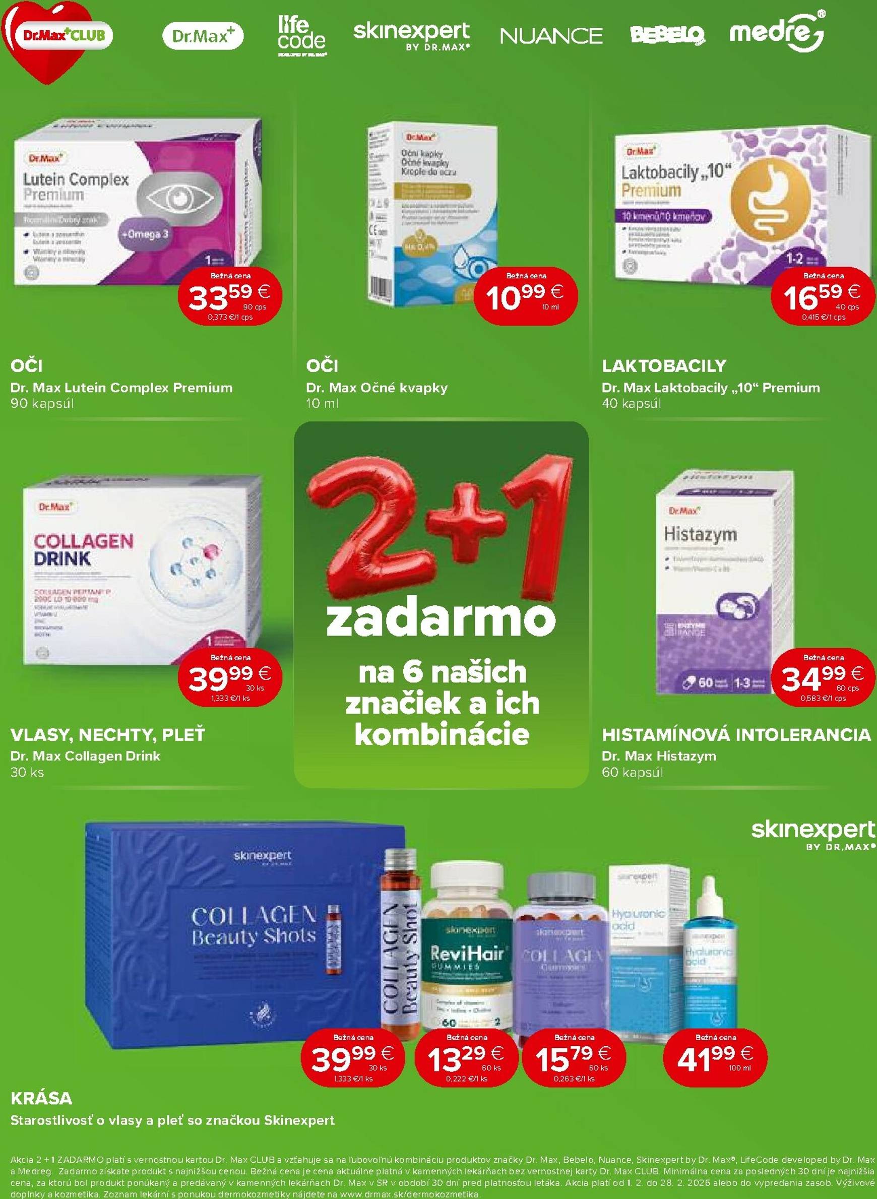 Page 12 of Aktuálny dr-max leták platný od nedele 01.02 do 28.02