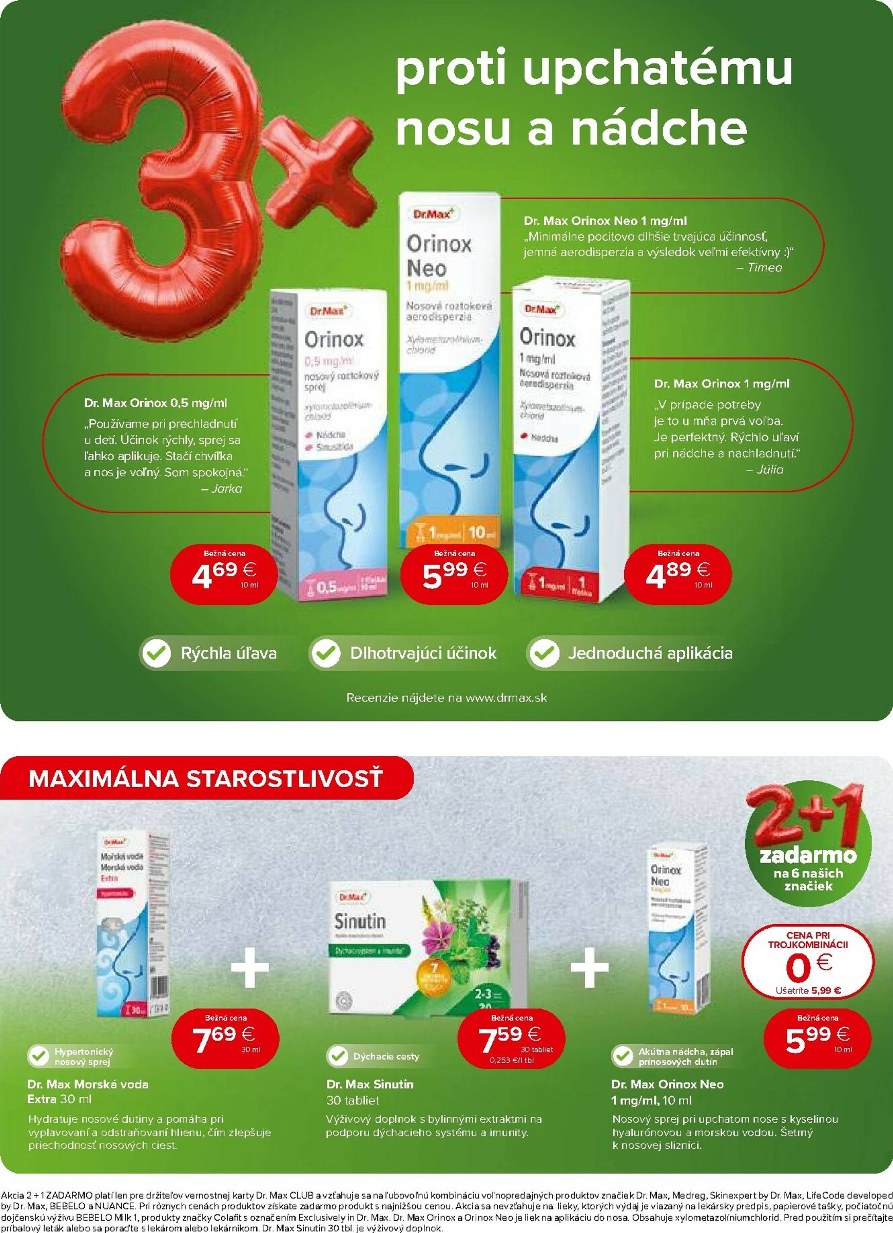 Page 9 of Aktuálny dr-max leták platný od nedele 01.02 do 28.02
