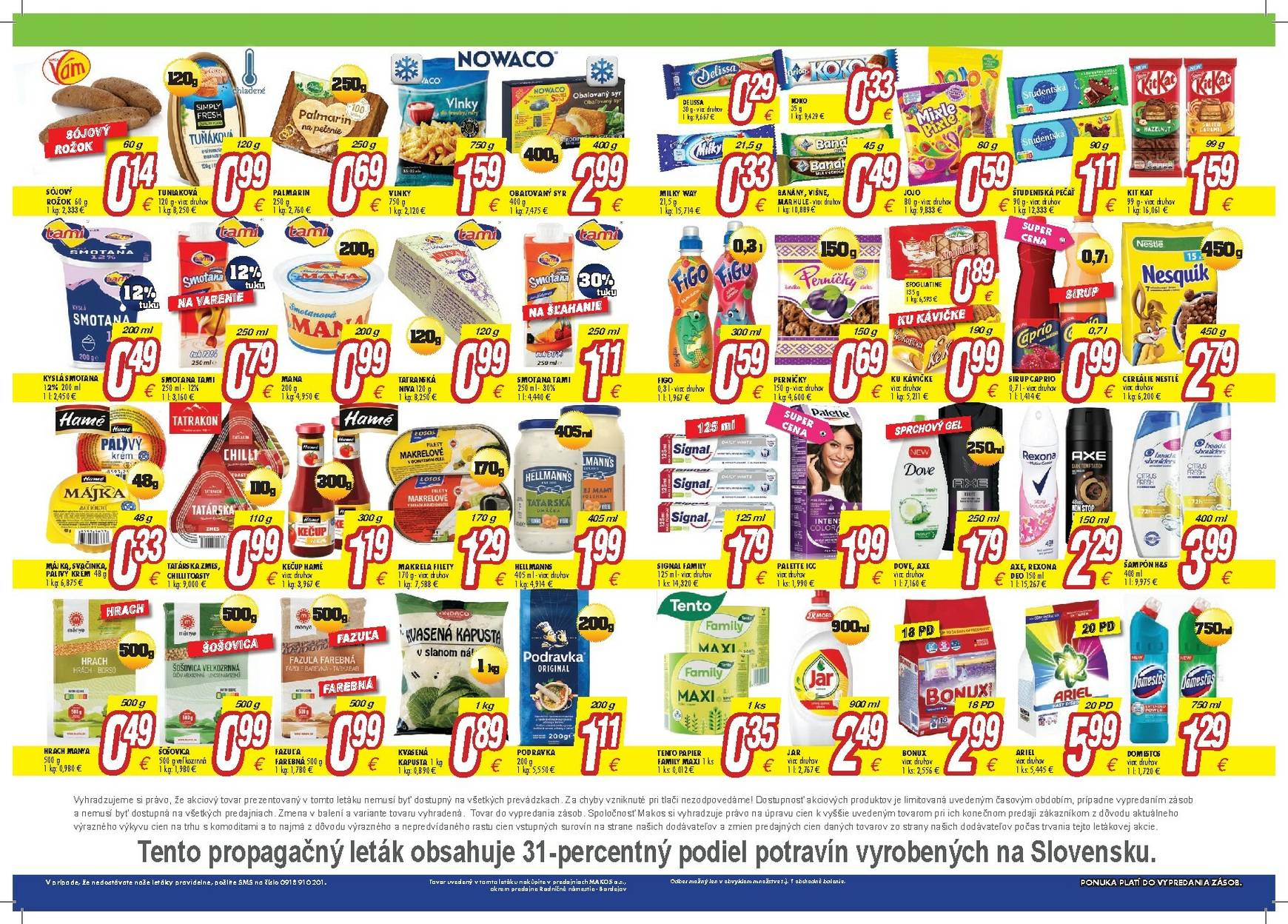 Page 2 of Aktuálny makos leták platný od pondelka 02.02 do 08.02