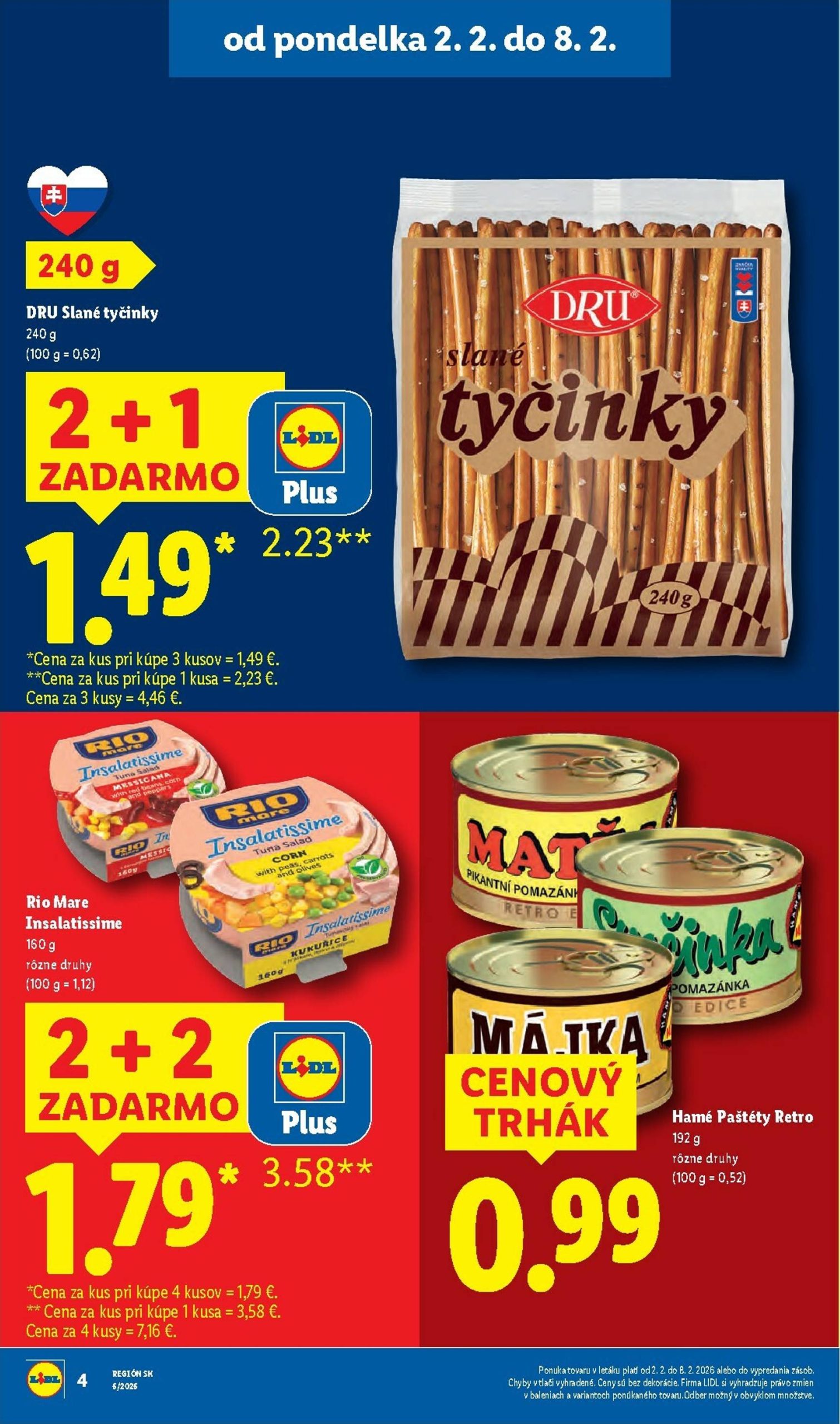 Page 8 of Aktuálny lidl leták platný od pondelka 02.02 do 08.02