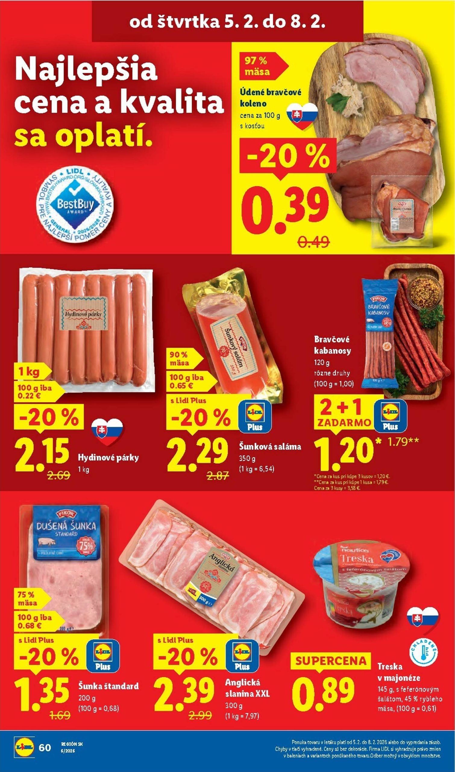 Page 60 of Aktuálny lidl leták platný od pondelka 02.02 do 08.02