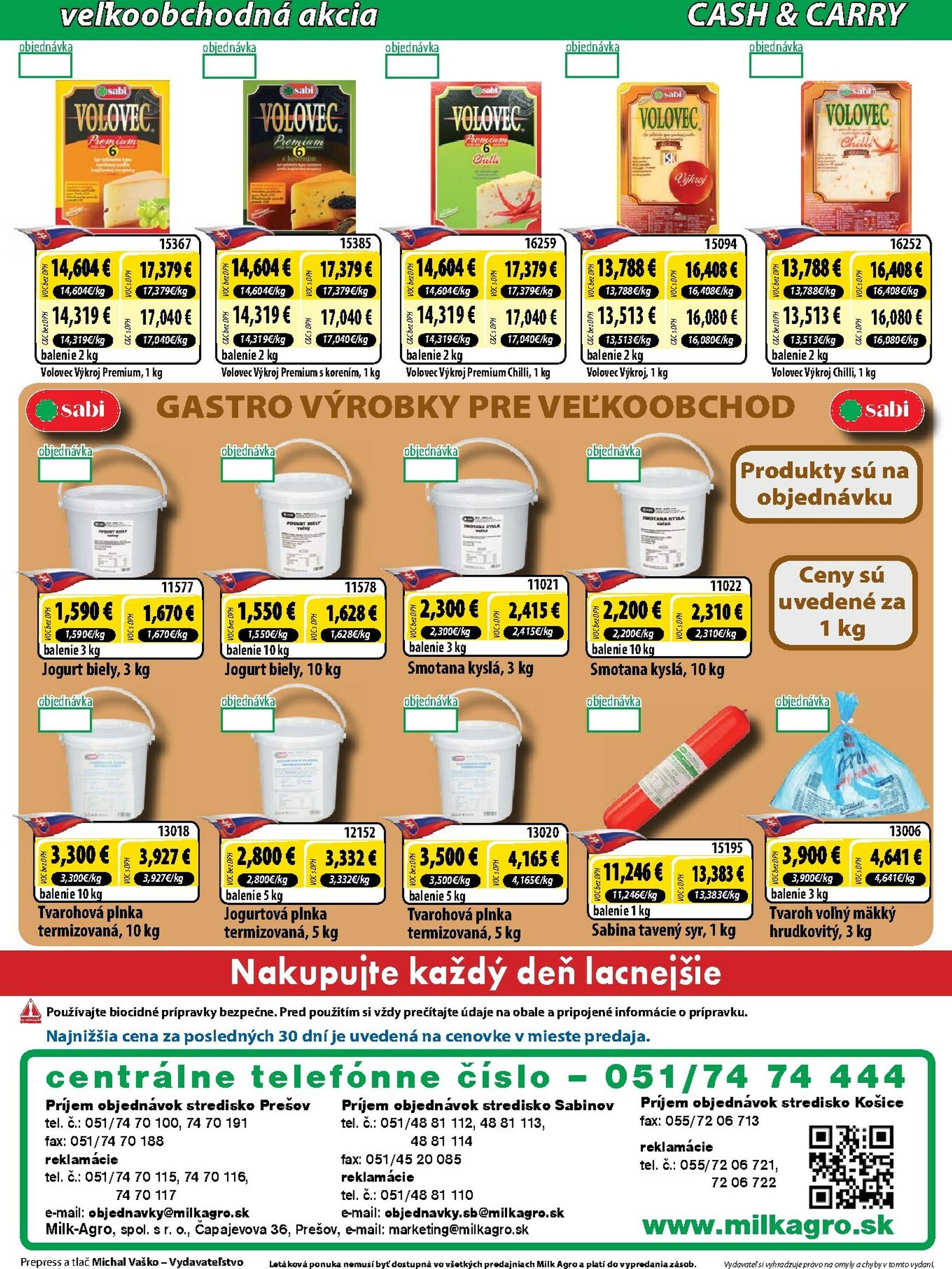 Page 8 of Aktuálny milk-agro leták platný od stredy 04.02 do 17.02