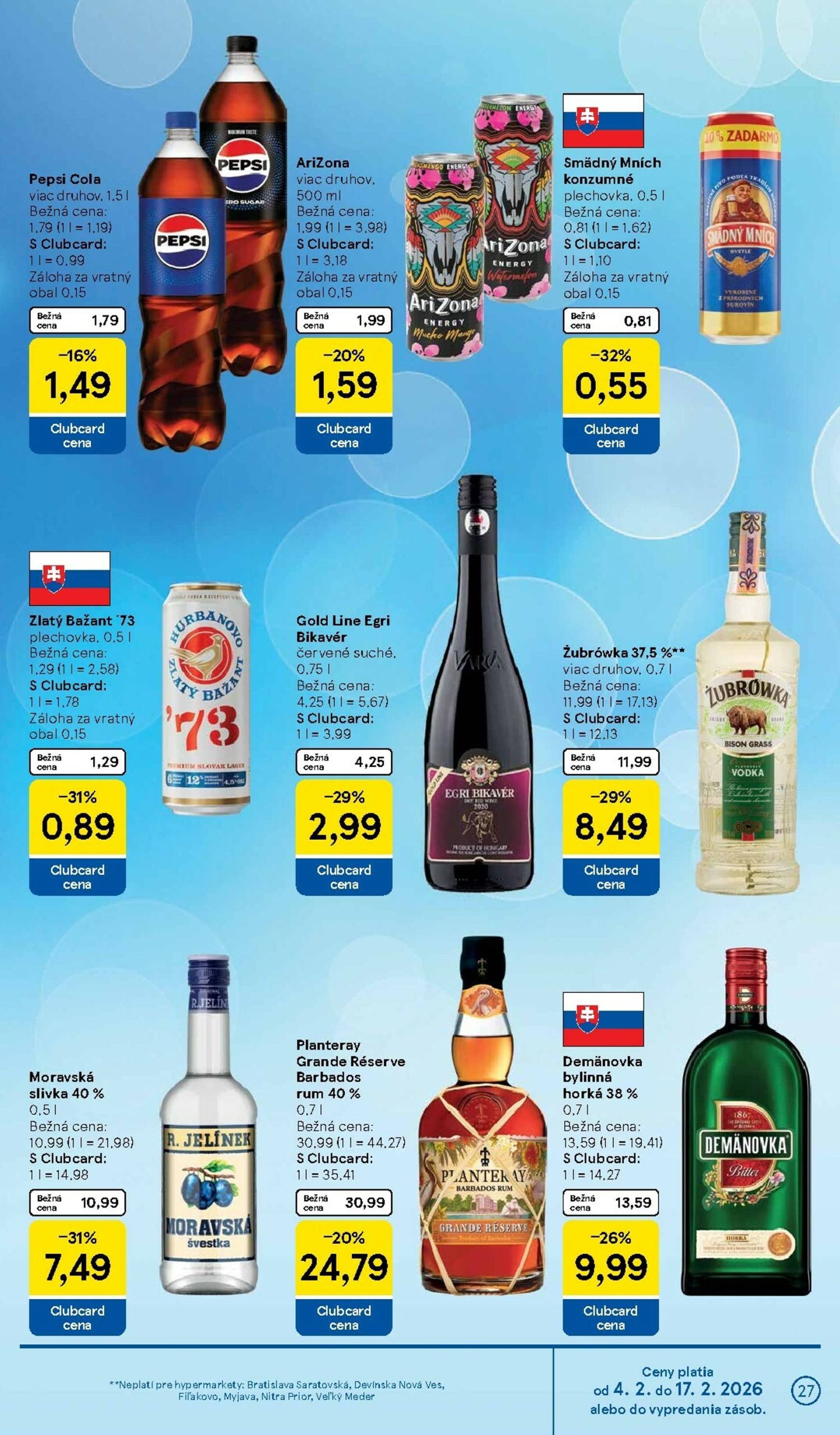 Page 27 of Aktuálny tesco leták platný od stredy 04.02 do 10.02