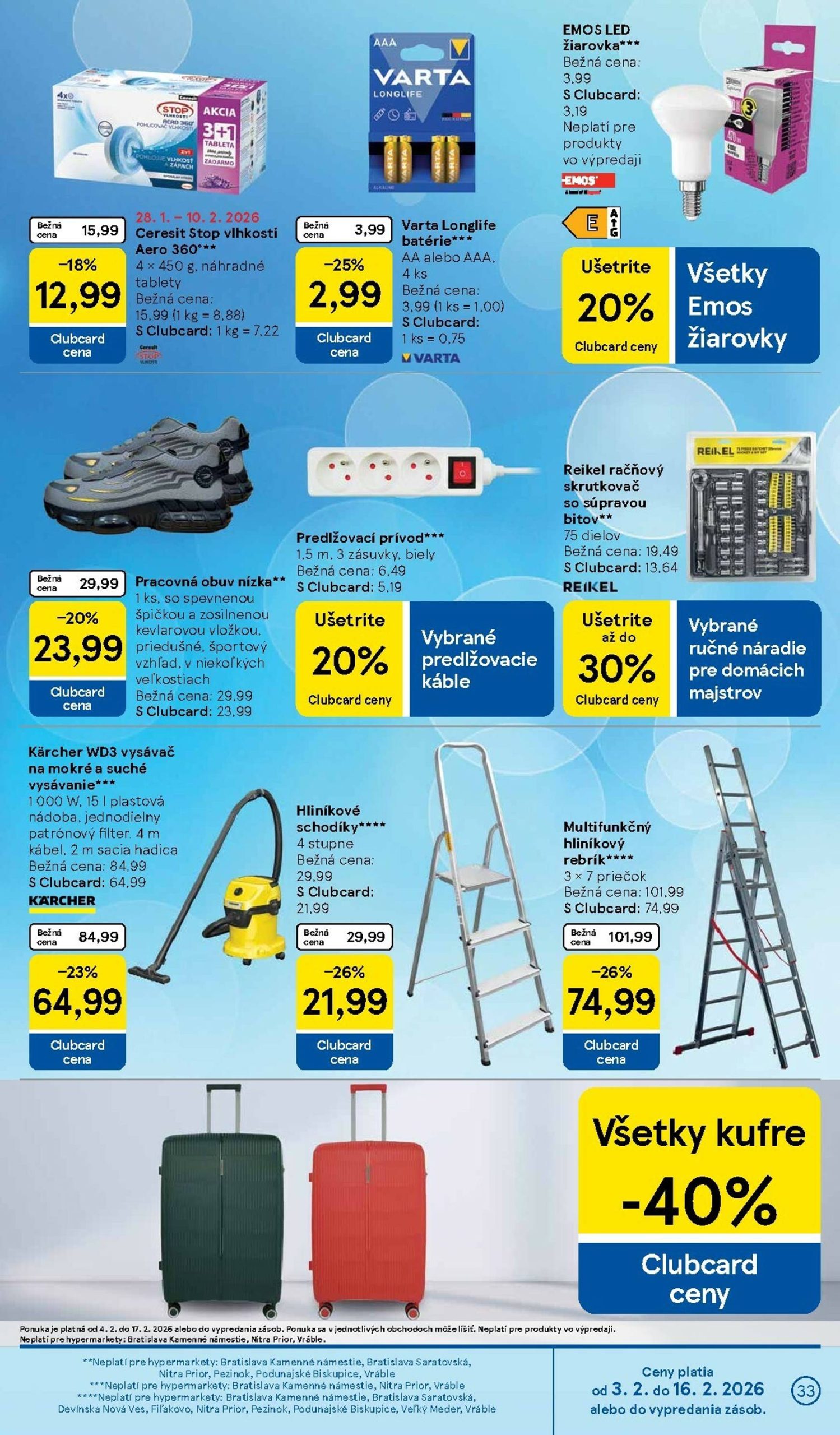 Page 33 of Aktuálny tesco leták platný od stredy 04.02 do 10.02