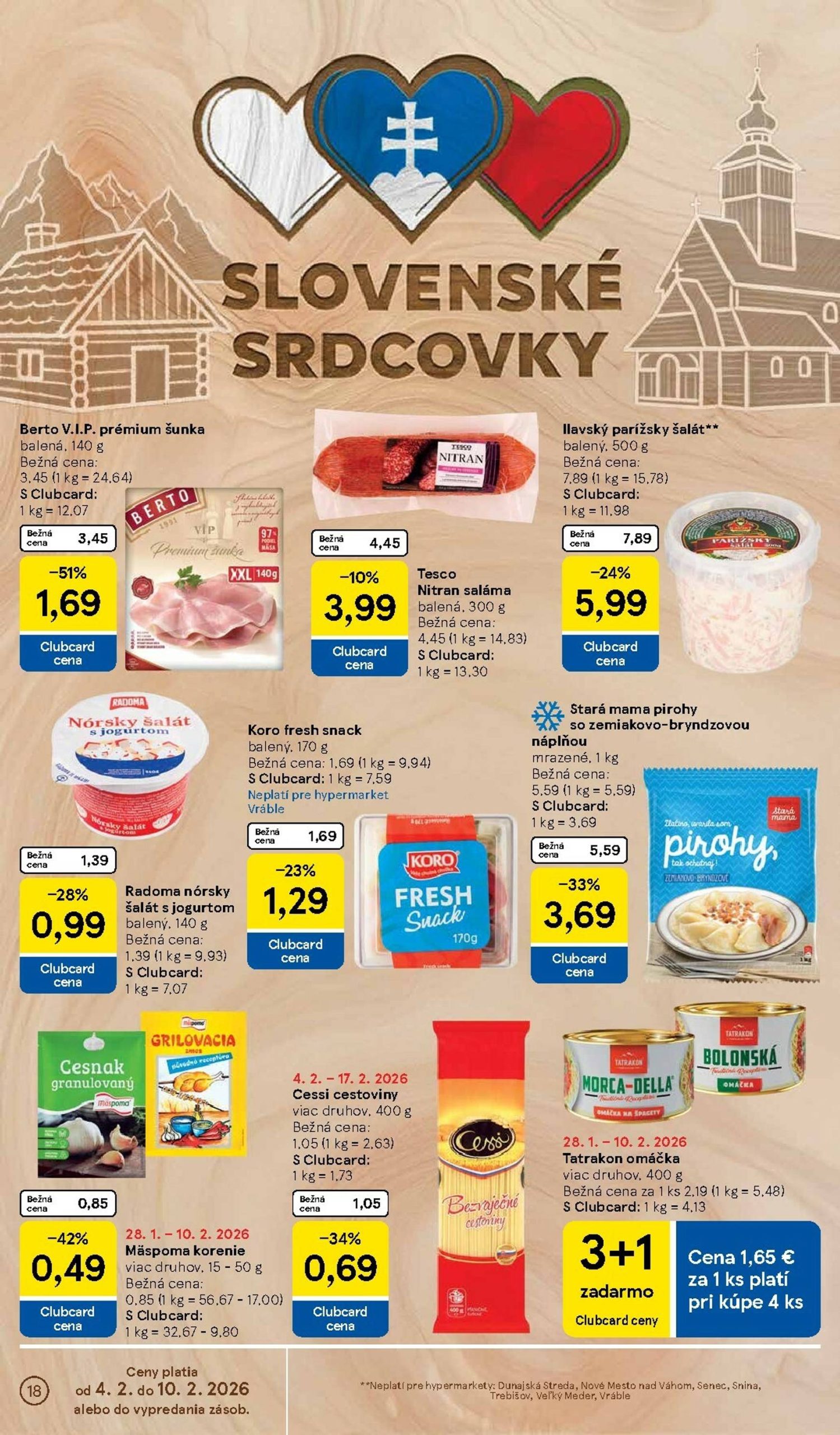 Page 18 of Aktuálny tesco leták platný od stredy 04.02 do 10.02