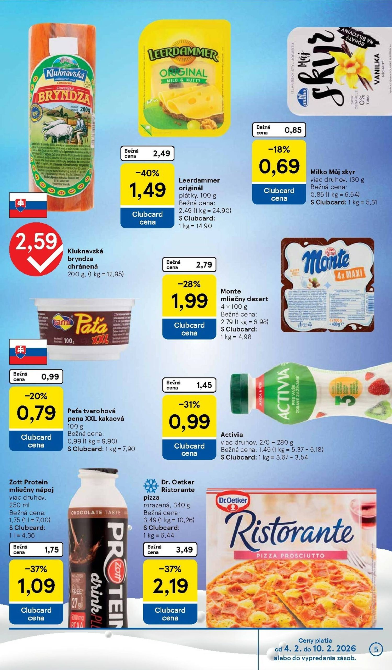 Page 5 of Aktuálny tesco leták platný od stredy 04.02 do 10.02
