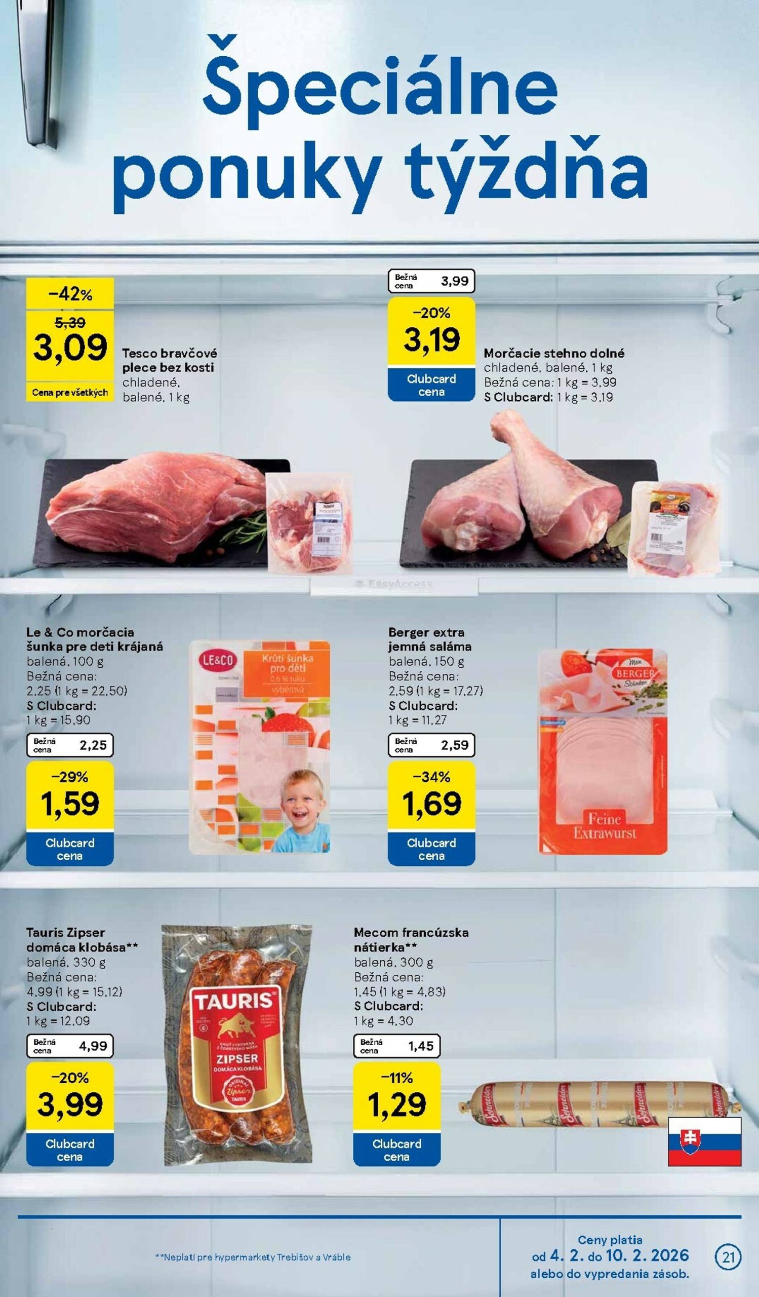 Page 21 of Aktuálny tesco leták platný od stredy 04.02 do 10.02