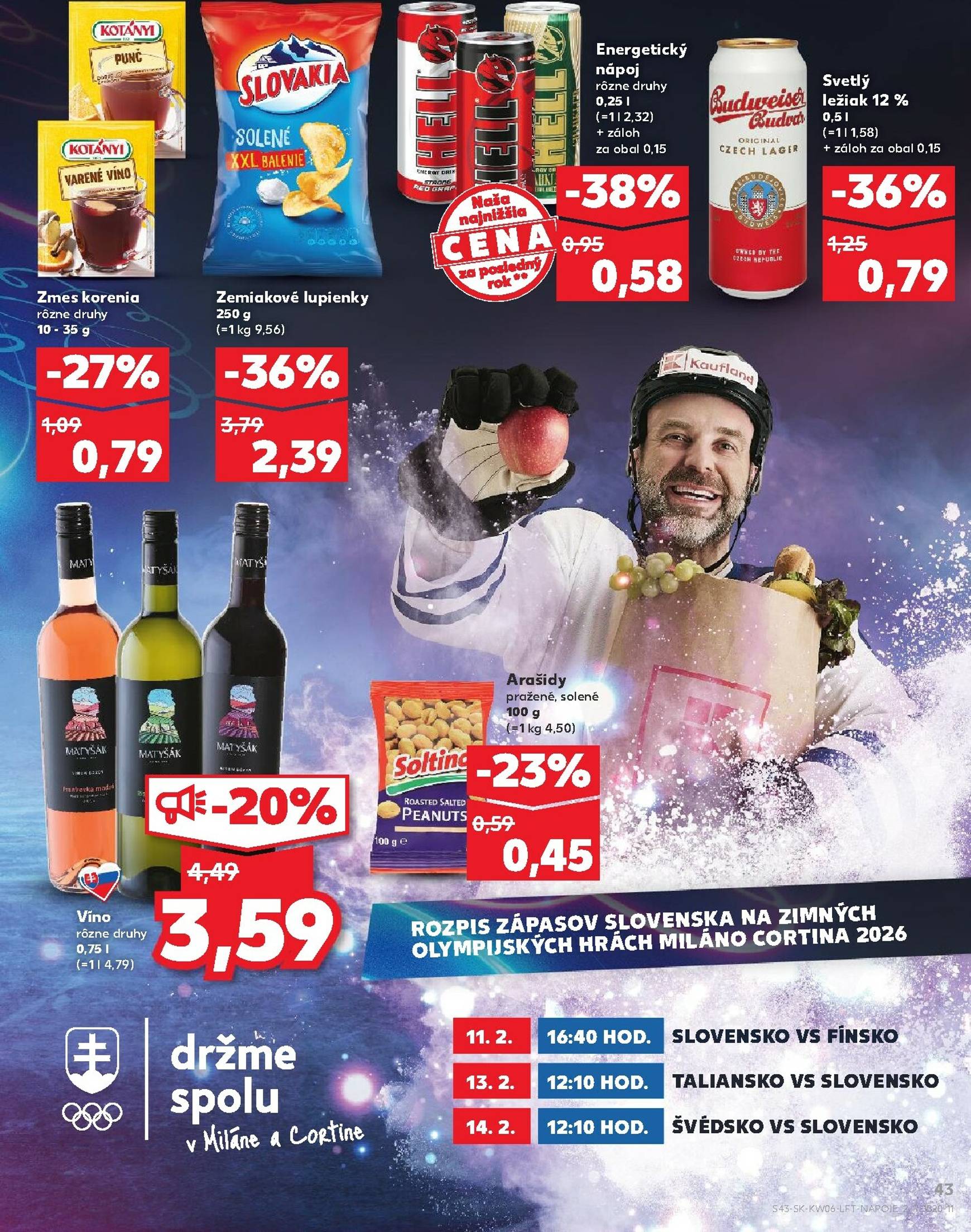 Page 43 of Aktuálny kaufland leták platný od štvrtka 05.02 do 11.02