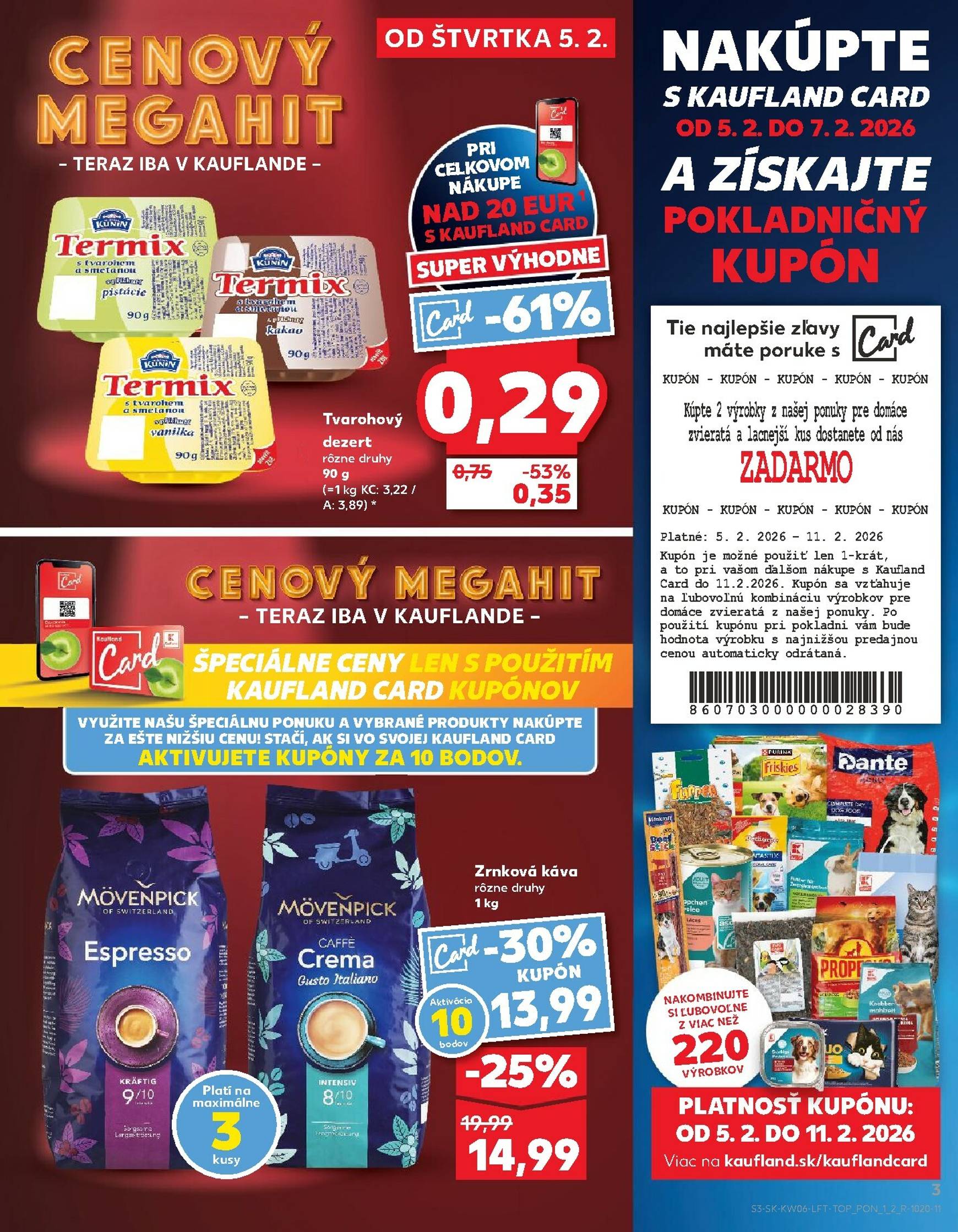 Page 3 of Aktuálny kaufland leták platný od štvrtka 05.02 do 11.02