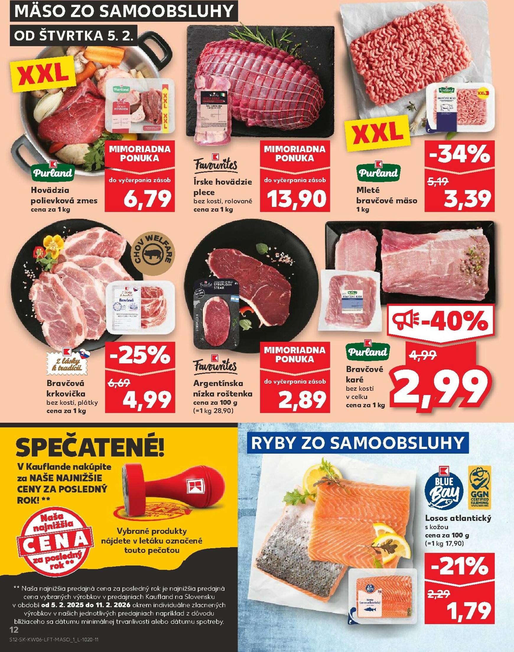 Page 12 of Aktuálny kaufland leták platný od štvrtka 05.02 do 11.02