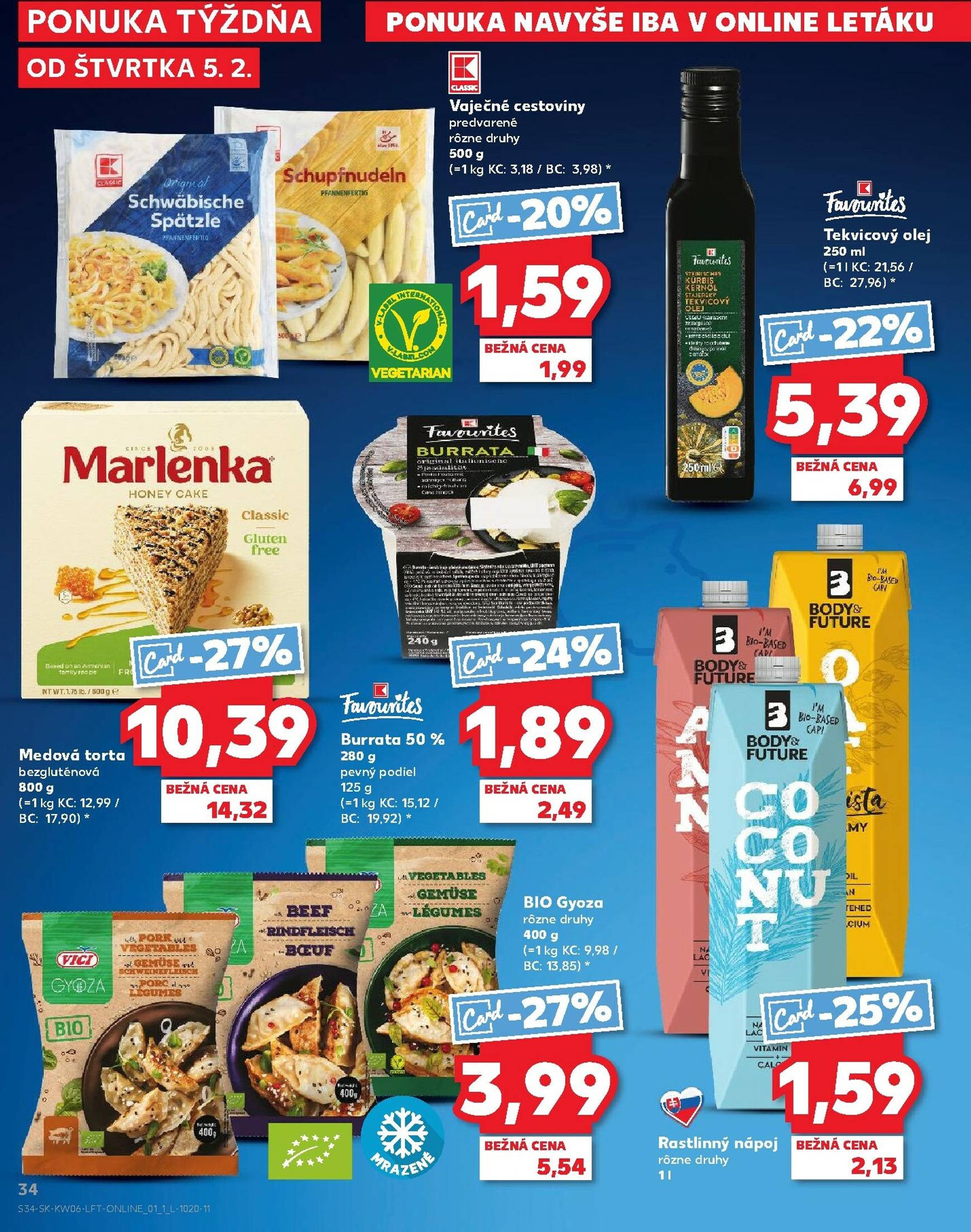 Page 34 of Aktuálny kaufland leták platný od štvrtka 05.02 do 11.02