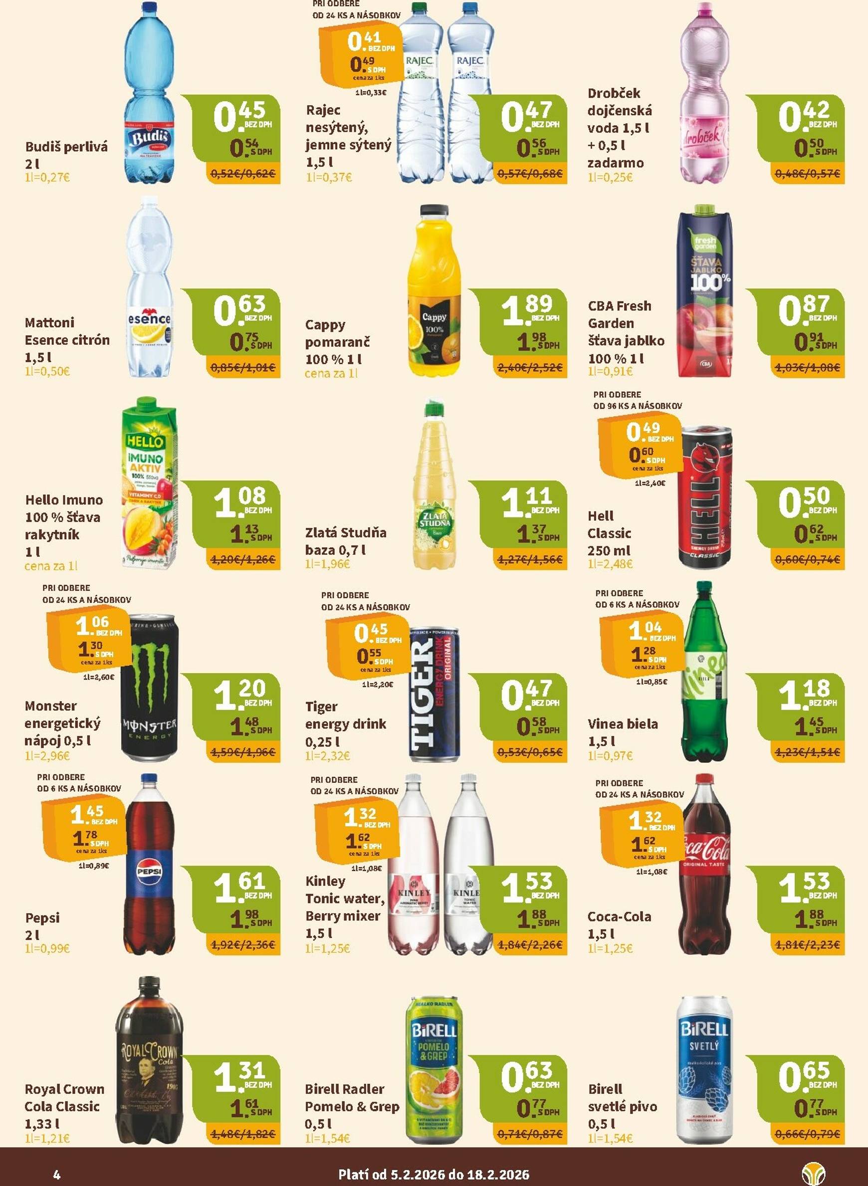 Page 4 of Aktuálny nitrazdroj leták platný od štvrtka 05.02 do 18.02