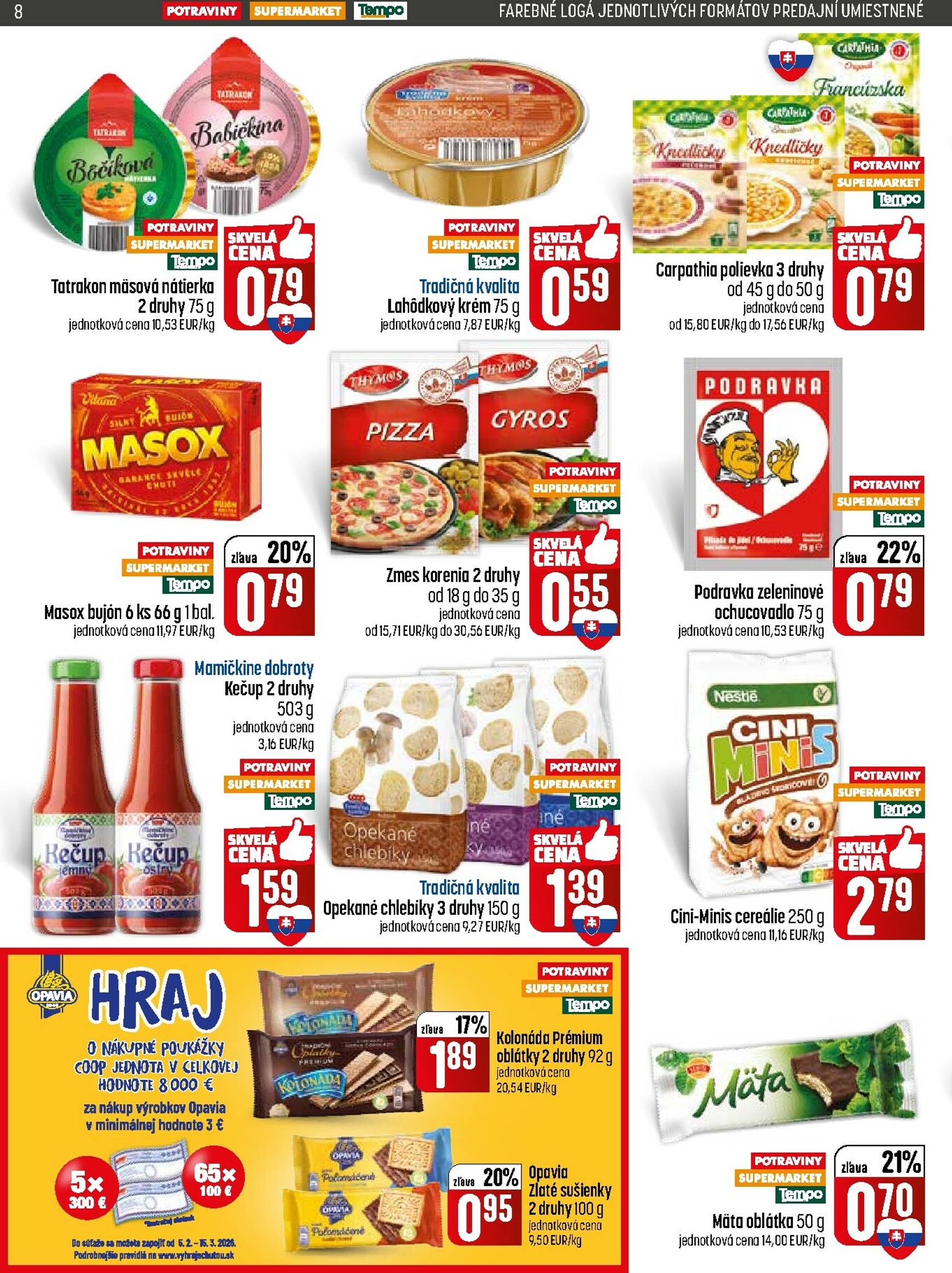Page 8 of Aktuálny coop-jednota leták platný od štvrtka 05.02 do 11.02