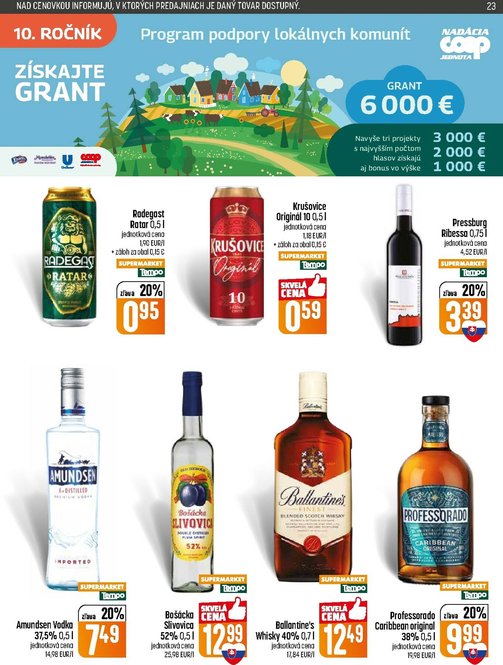 Page 23 of Aktuálny coop-jednota leták platný od štvrtka 05.02 do 11.02