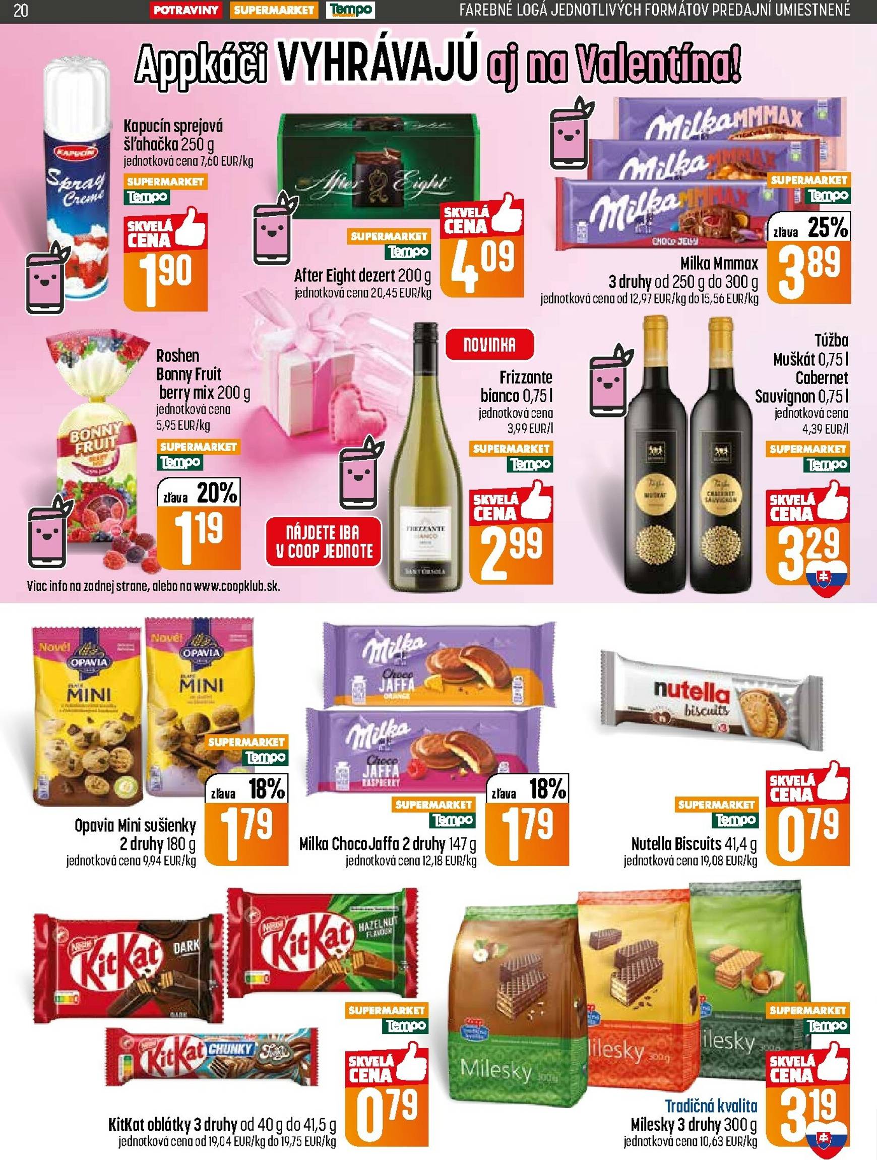 Page 20 of Aktuálny coop-jednota leták platný od štvrtka 05.02 do 11.02