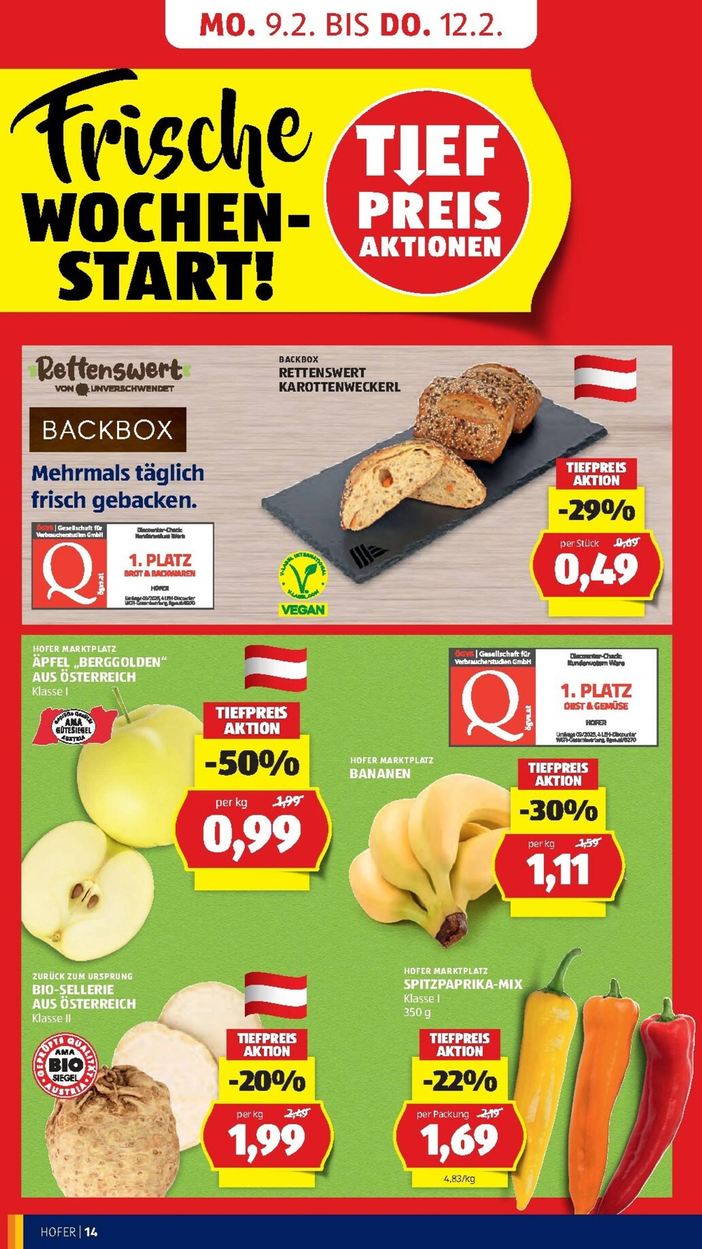 Page 16 of Aktuálny hofer-rakusko leták platný od piatka 06.02 do 12.02