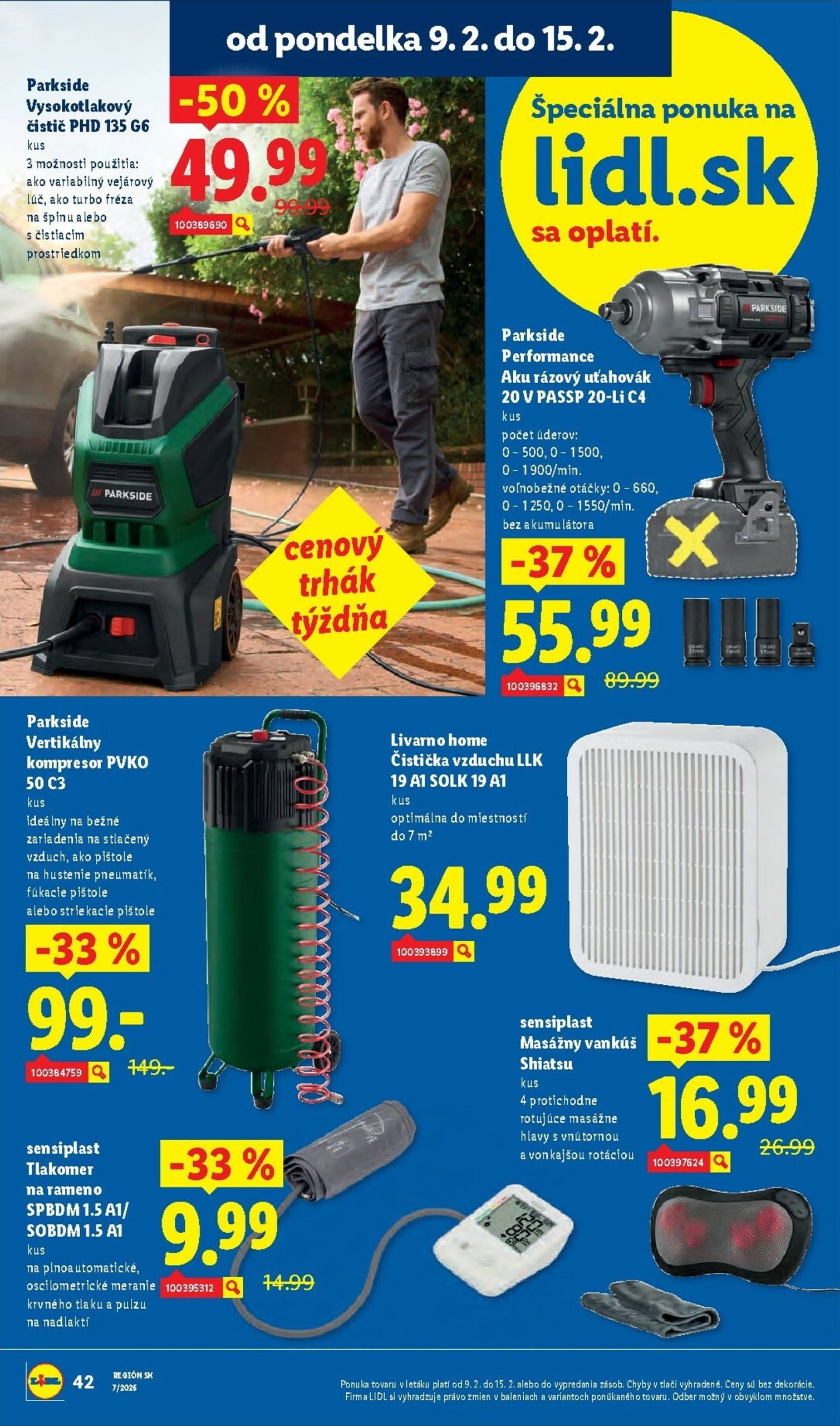 Page 51 of Aktuálny lidl leták platný od pondelka 09.02 do 15.02