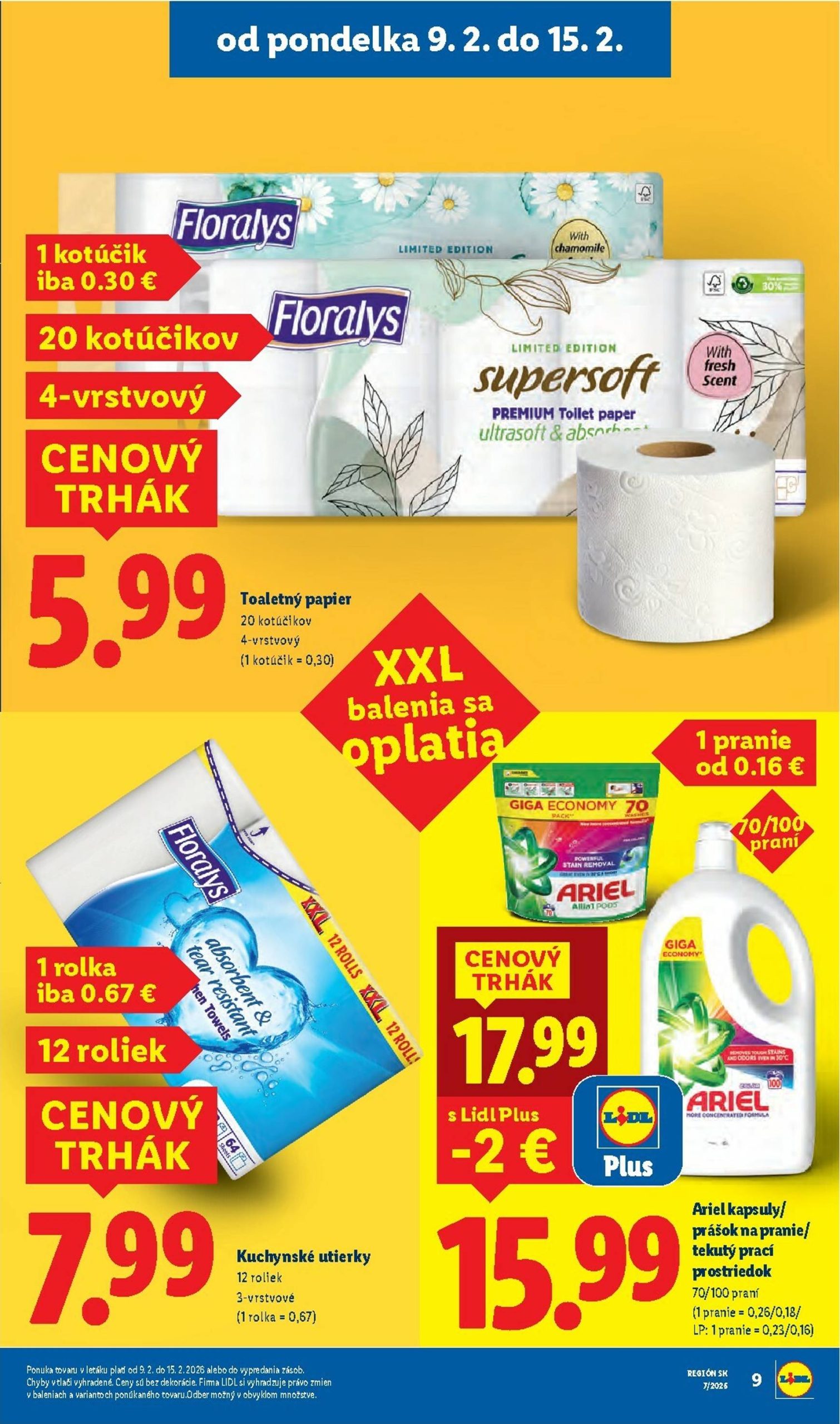Page 9 of Aktuálny lidl leták platný od pondelka 09.02 do 15.02