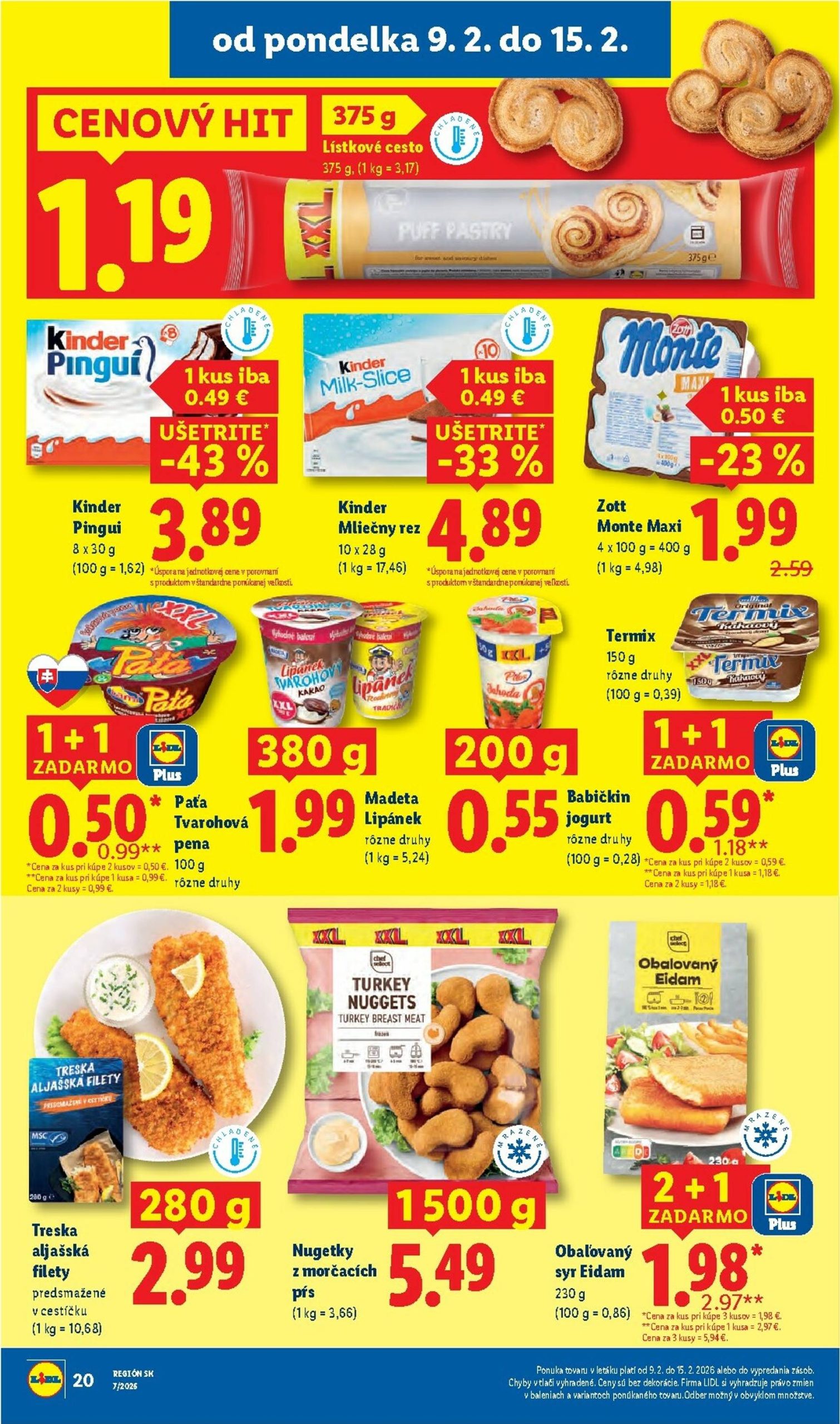 Page 20 of Aktuálny lidl leták platný od pondelka 09.02 do 15.02