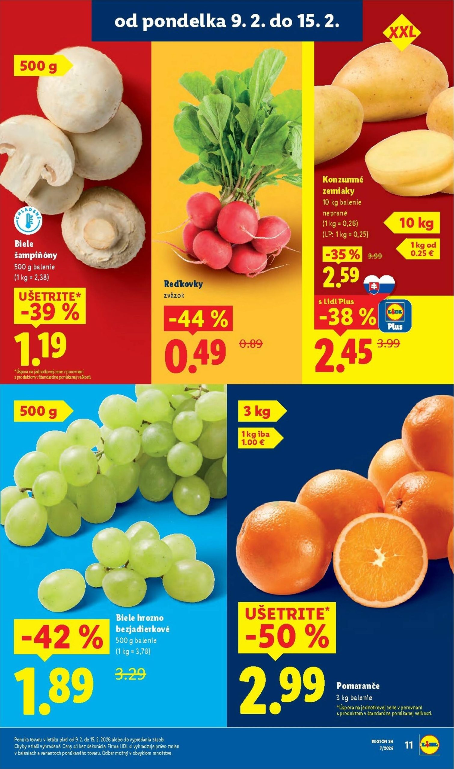 Page 11 of Aktuálny lidl leták platný od pondelka 09.02 do 15.02