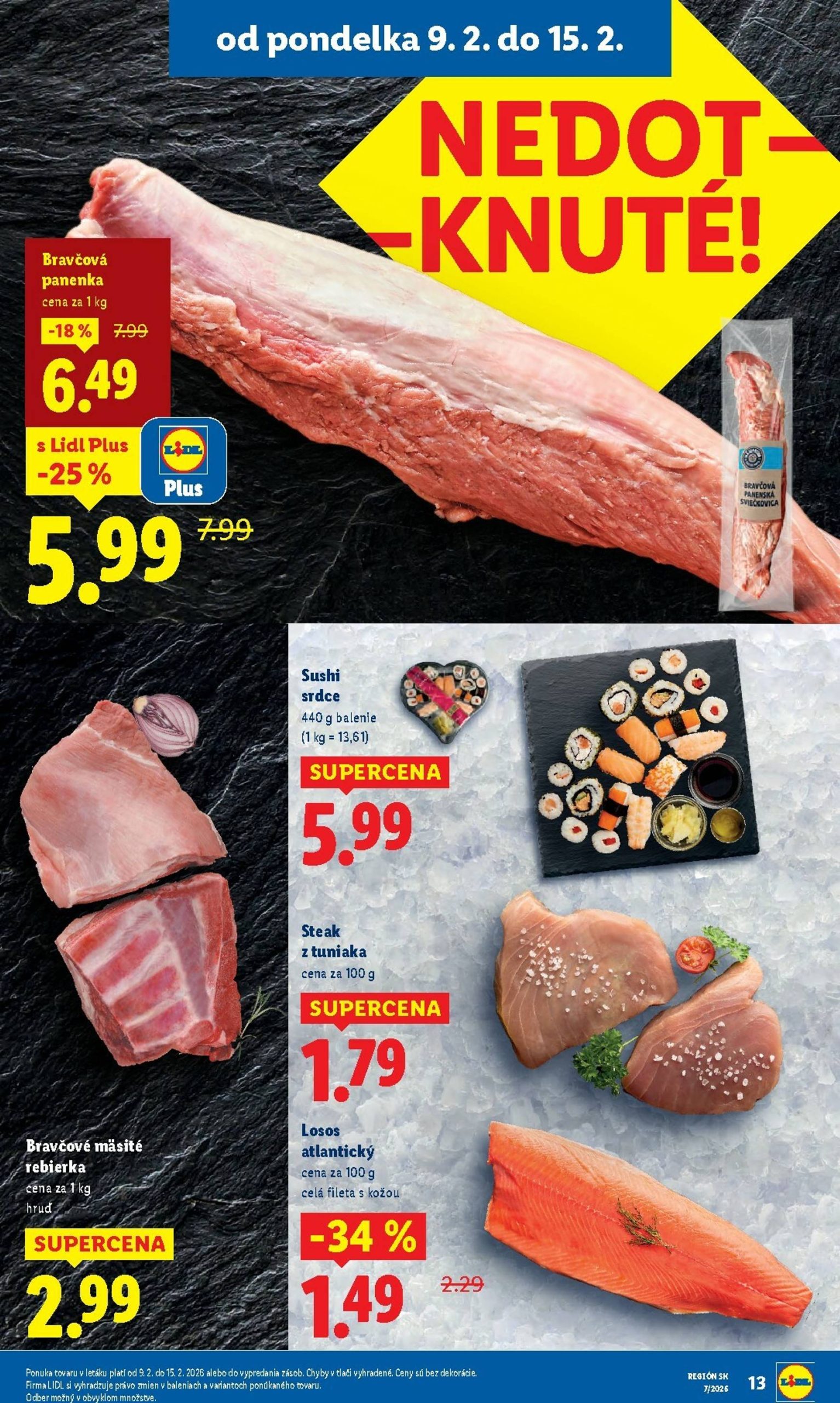 Page 13 of Aktuálny lidl leták platný od pondelka 09.02 do 15.02