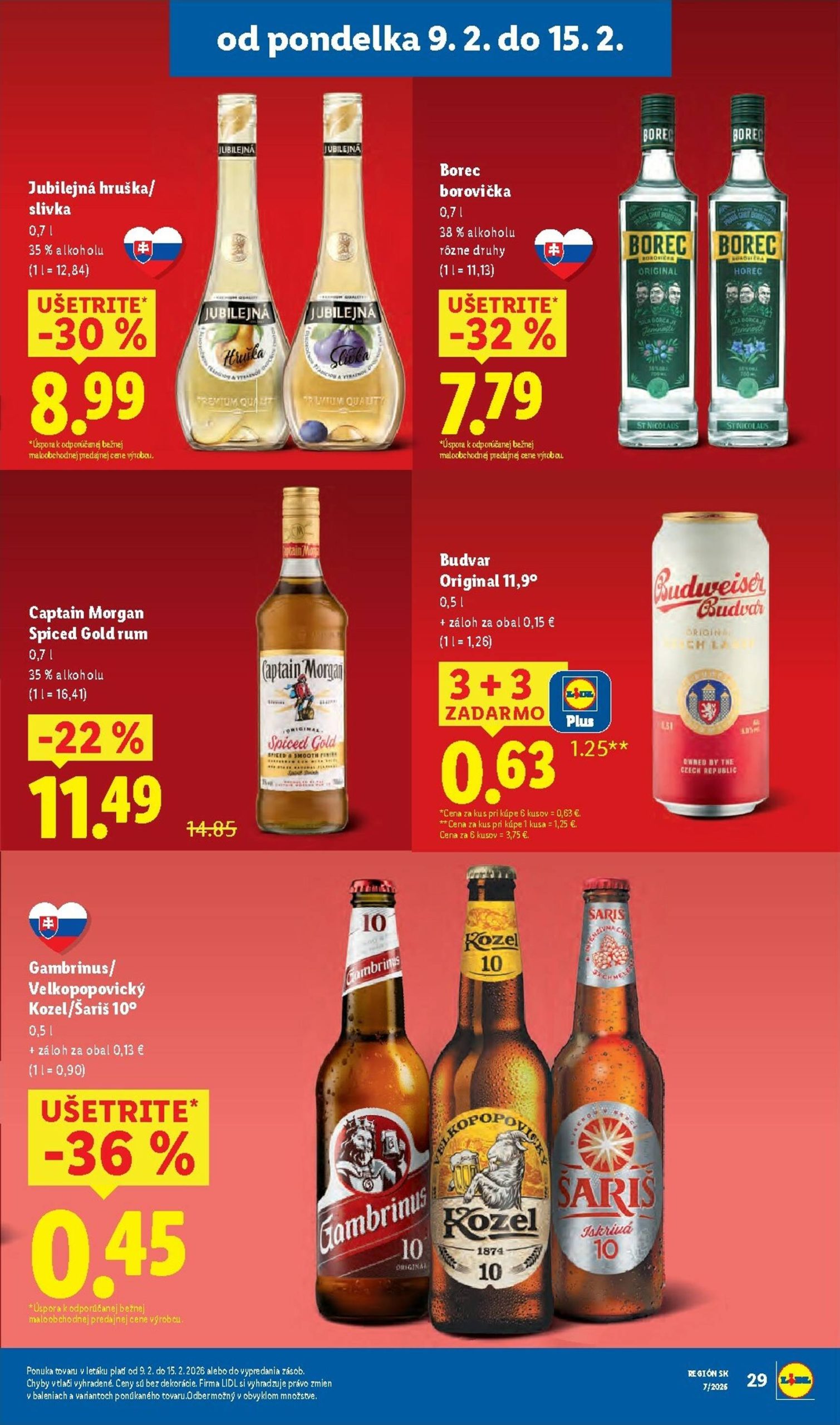 Page 32 of Aktuálny lidl leták platný od pondelka 09.02 do 15.02