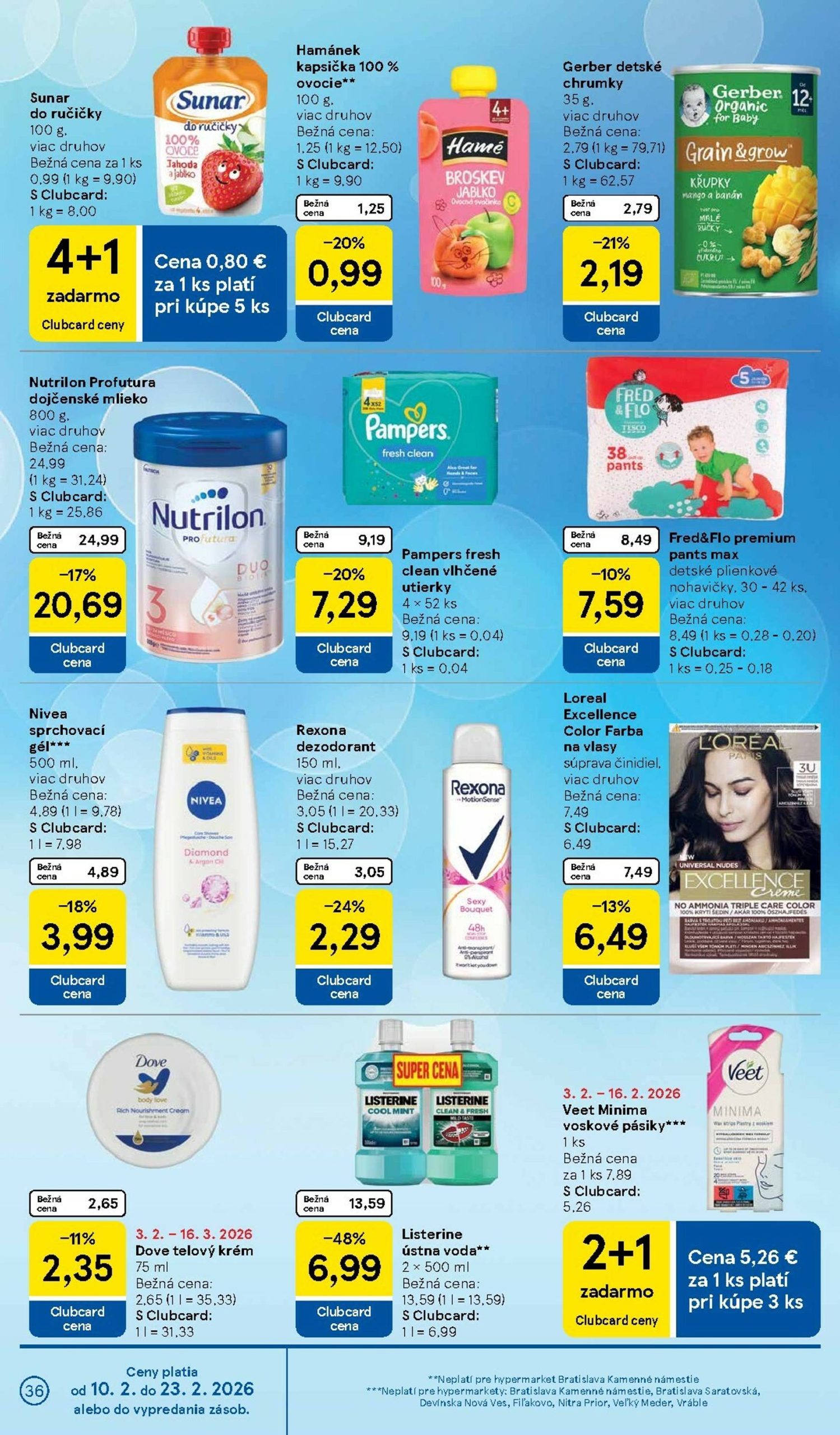 Page 36 of Aktuálny tesco leták platný od stredy 11.02 do 17.02