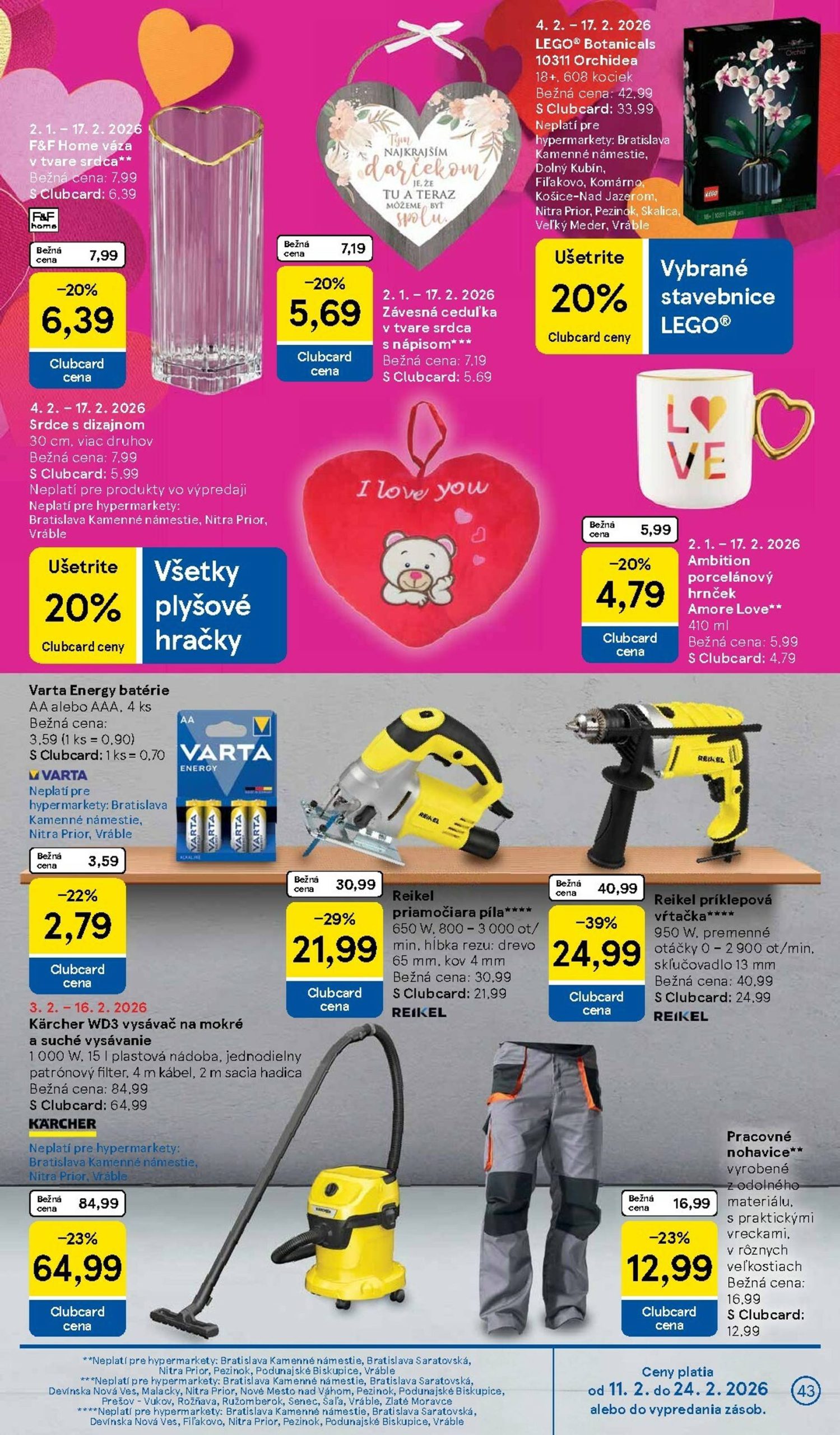 Page 43 of Aktuálny tesco leták platný od stredy 11.02 do 17.02