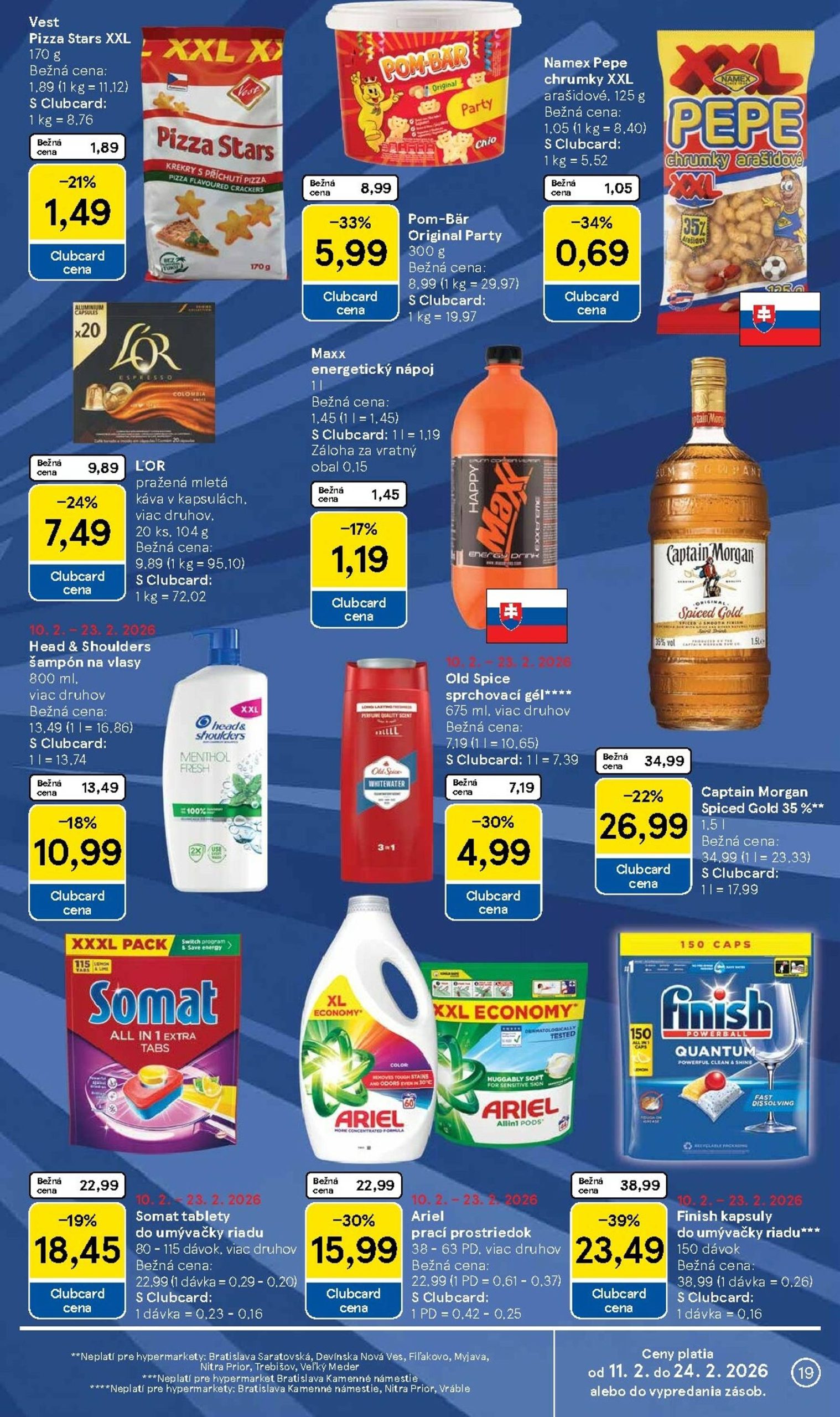 Page 19 of Aktuálny tesco leták platný od stredy 11.02 do 17.02