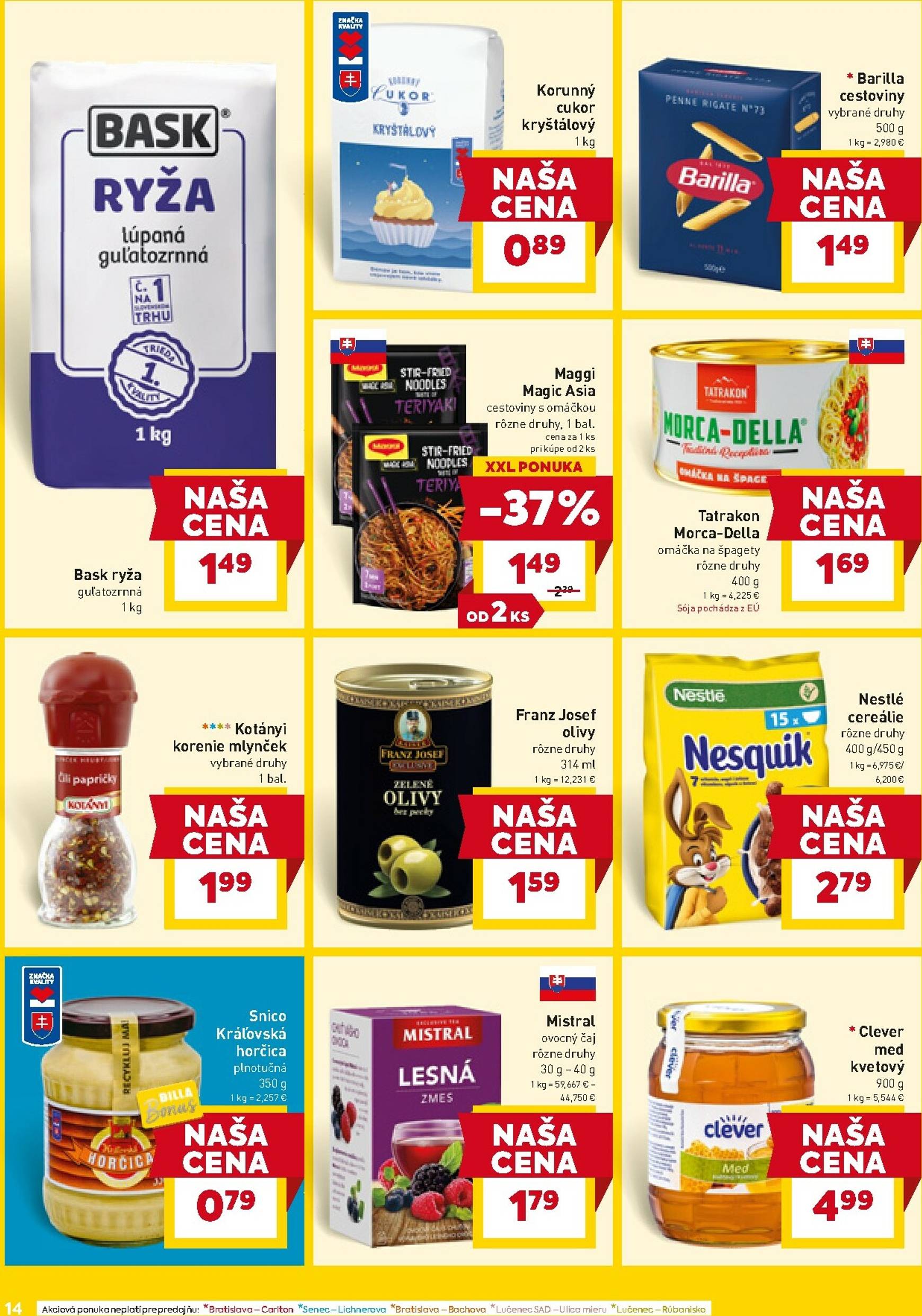 Page 14 of Aktuálny billa leták platný od stredy 11.02 do 17.02