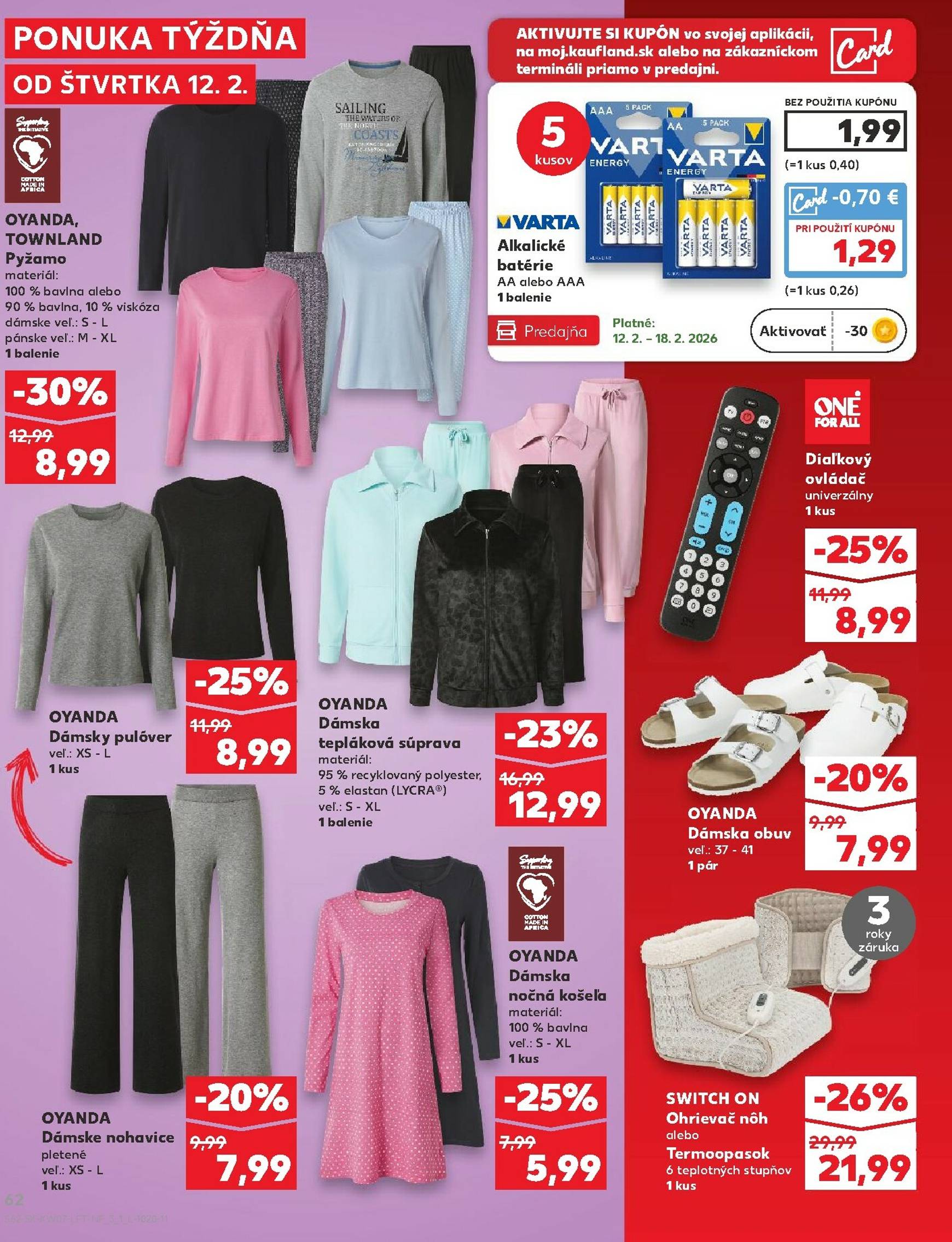 Page 62 of Aktuálny kaufland leták platný od štvrtka 12.02 do 18.02