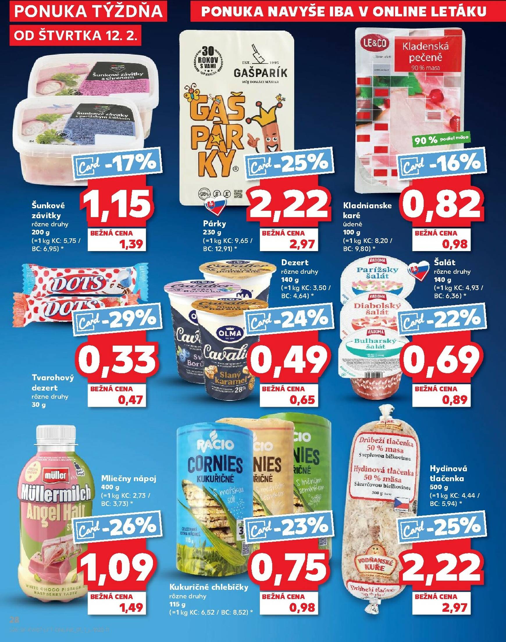 Page 28 of Aktuálny kaufland leták platný od štvrtka 12.02 do 18.02
