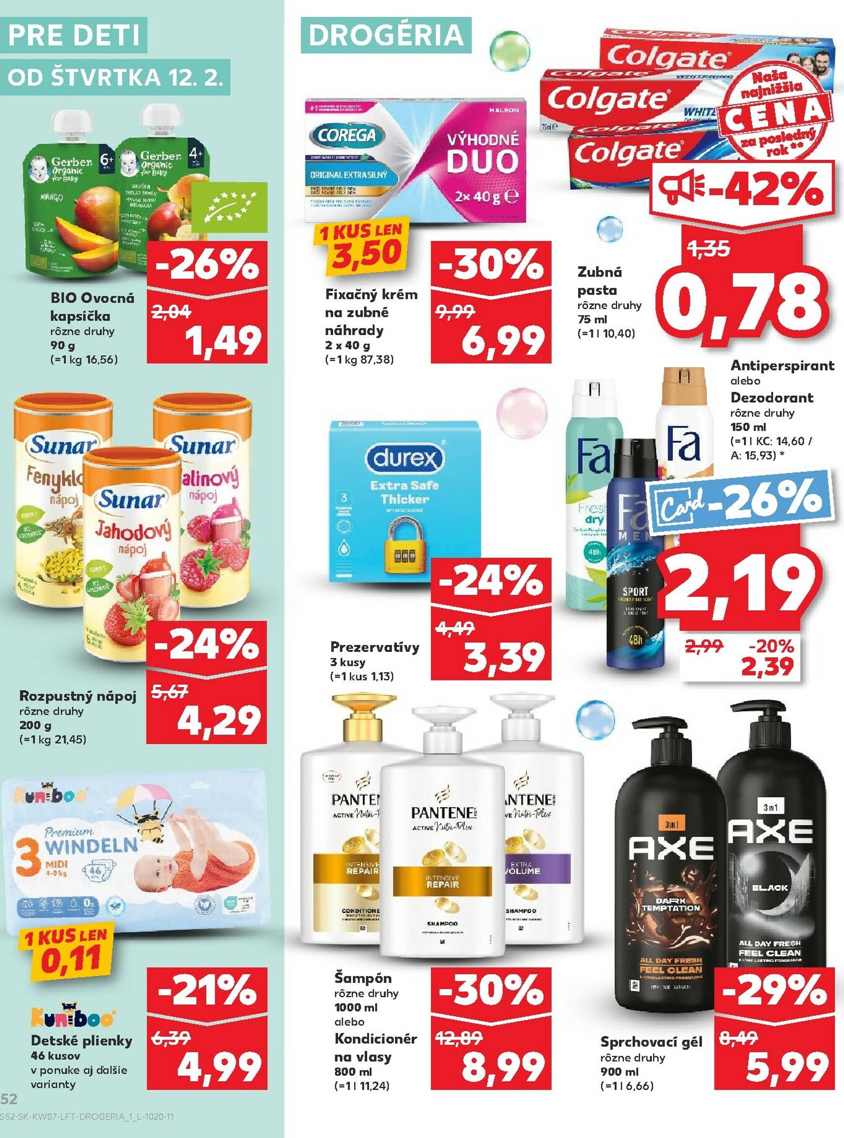 Page 52 of Aktuálny kaufland leták platný od štvrtka 12.02 do 18.02