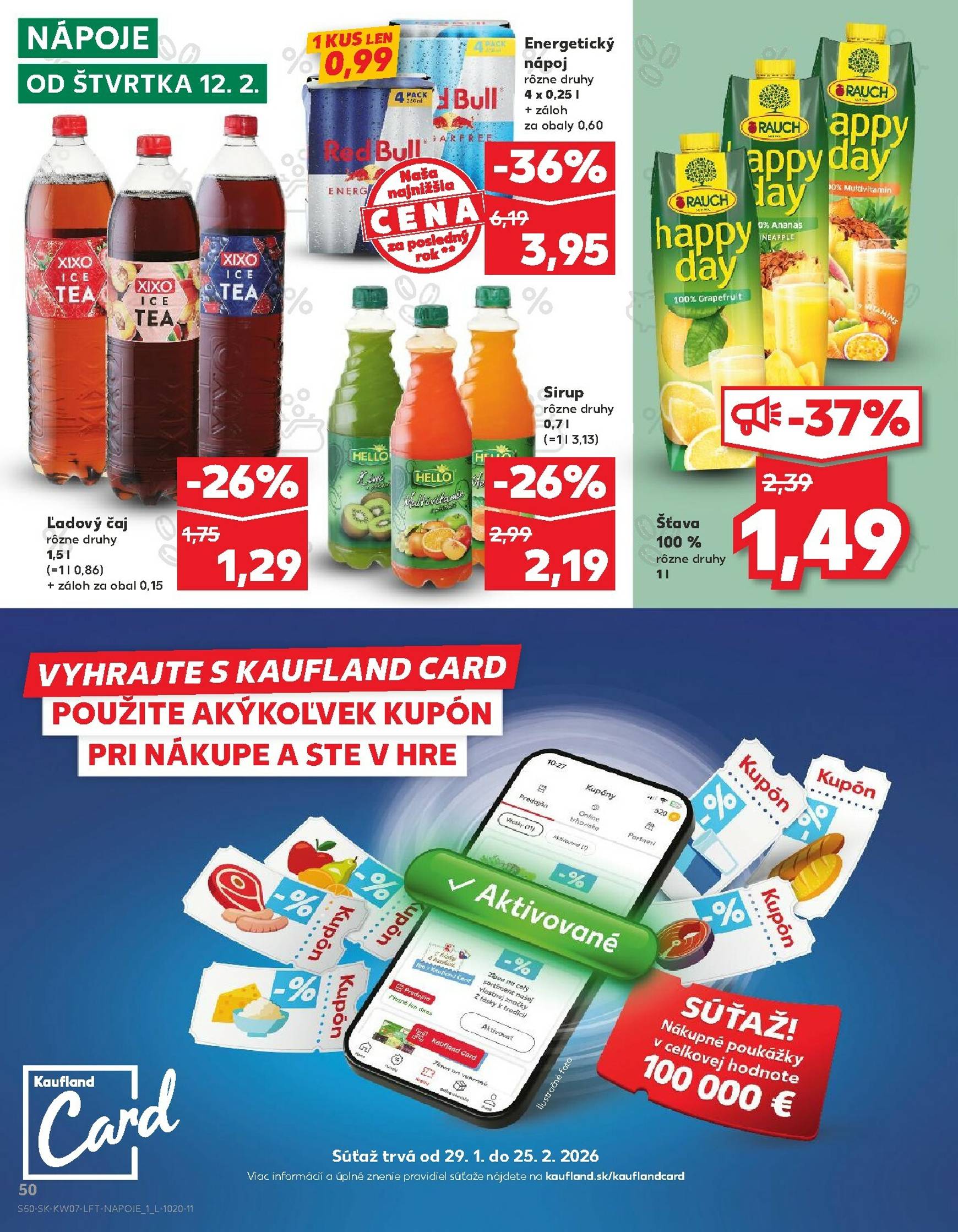Page 50 of Aktuálny kaufland leták platný od štvrtka 12.02 do 18.02