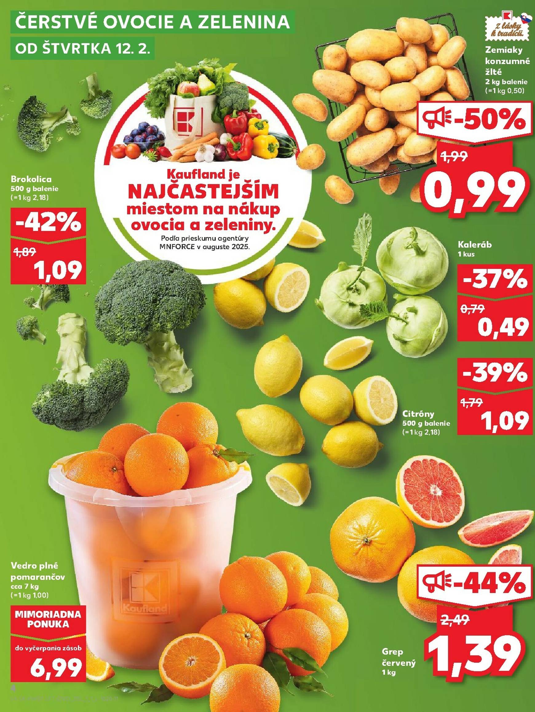 Page 4 of Aktuálny kaufland leták platný od štvrtka 12.02 do 18.02