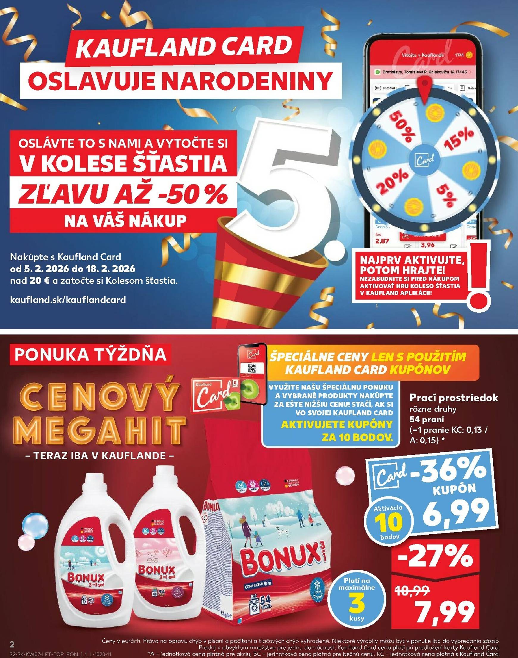 Page 2 of Aktuálny kaufland leták platný od štvrtka 12.02 do 18.02