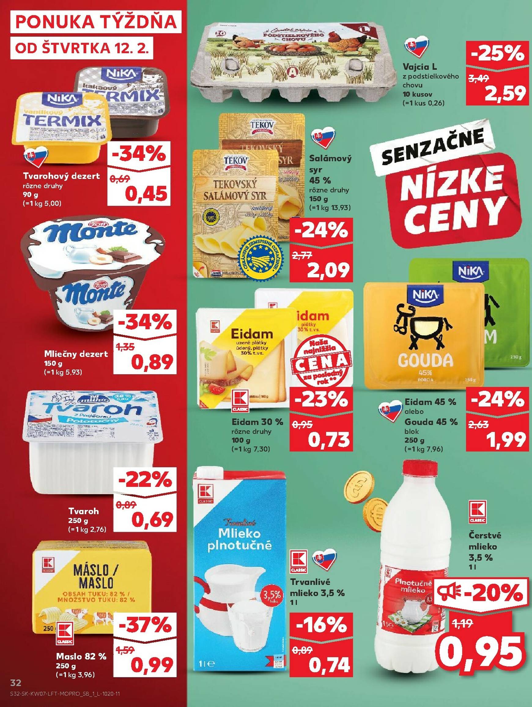 Page 32 of Aktuálny kaufland leták platný od štvrtka 12.02 do 18.02
