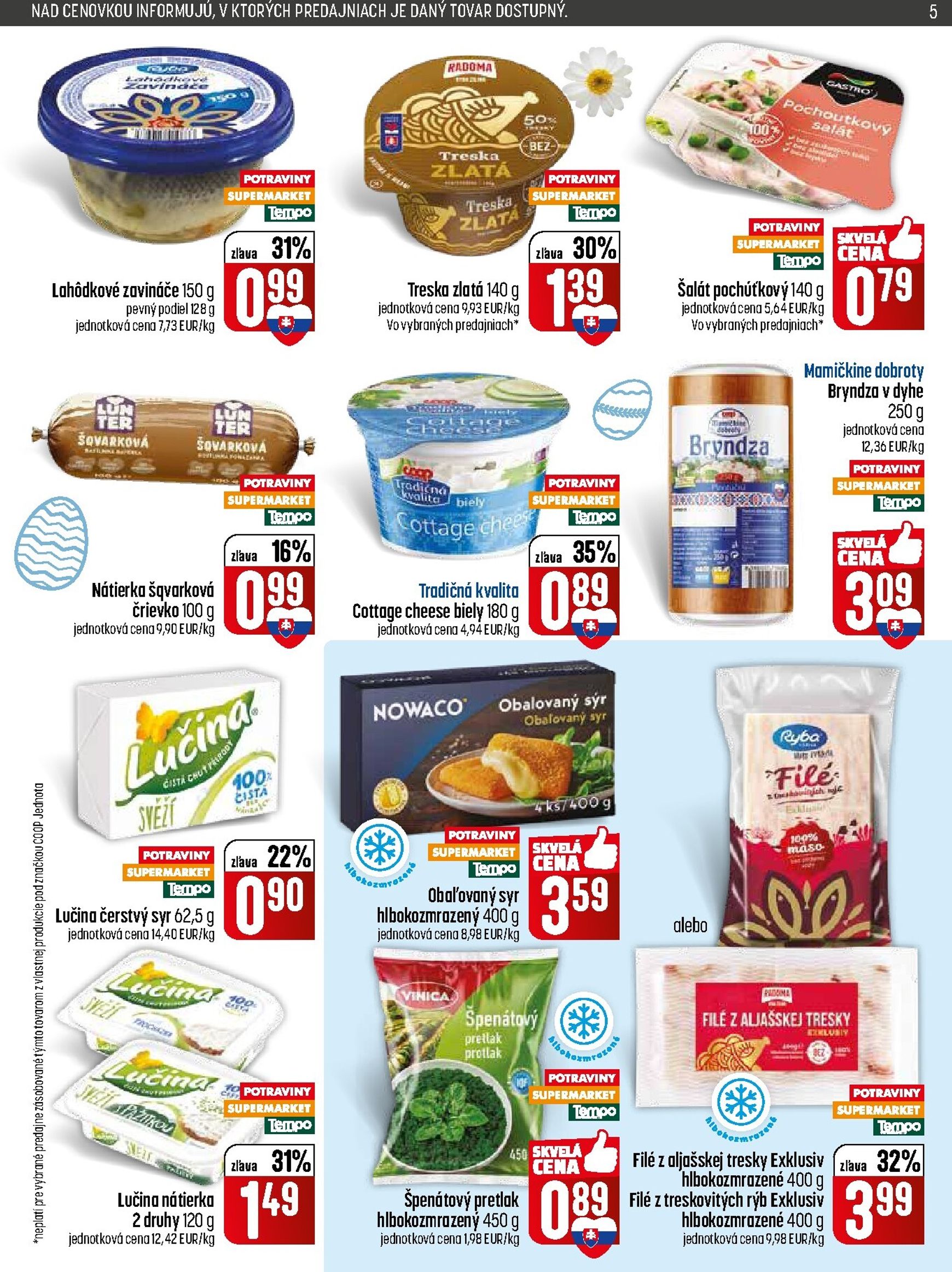 Page 5 of Aktuálny coop-jednota leták platný od štvrtka 12.03 do 18.03