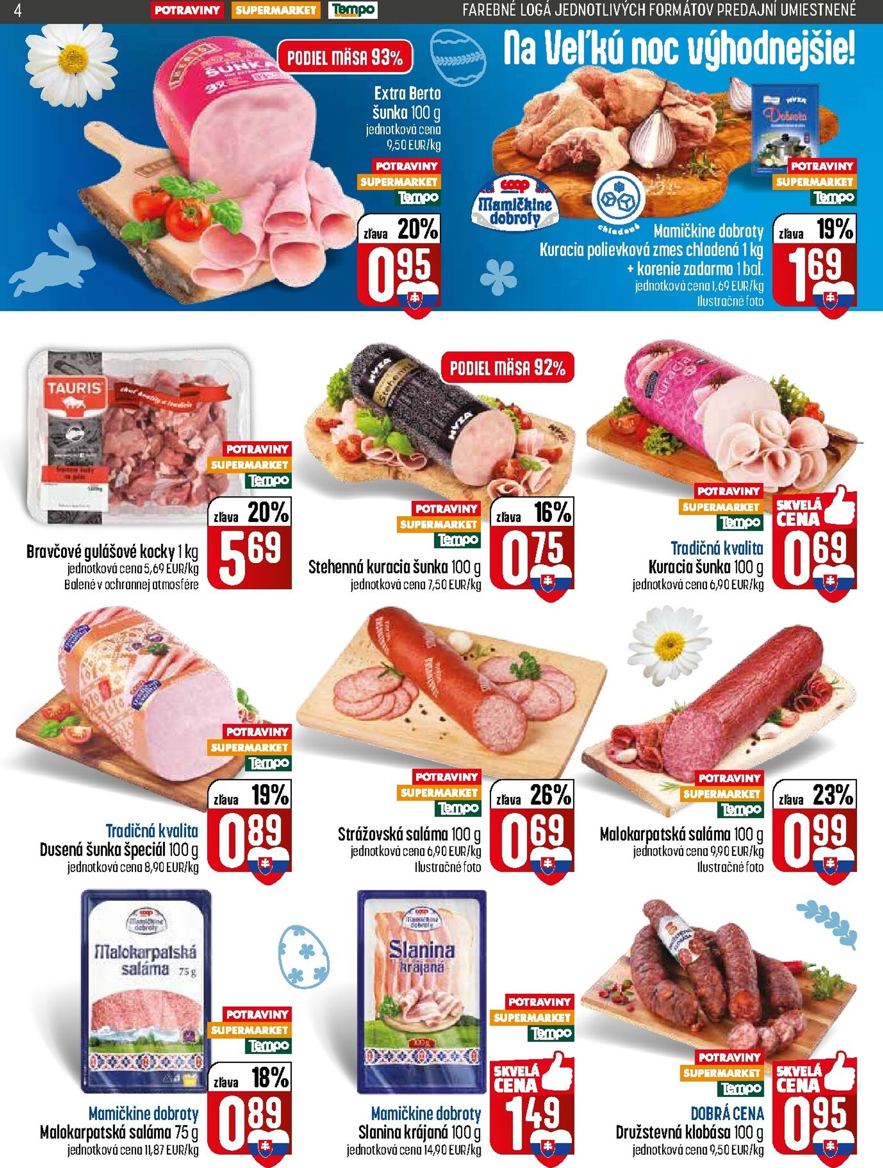 Page 4 of Aktuálny coop-jednota leták platný od štvrtka 12.03 do 18.03
