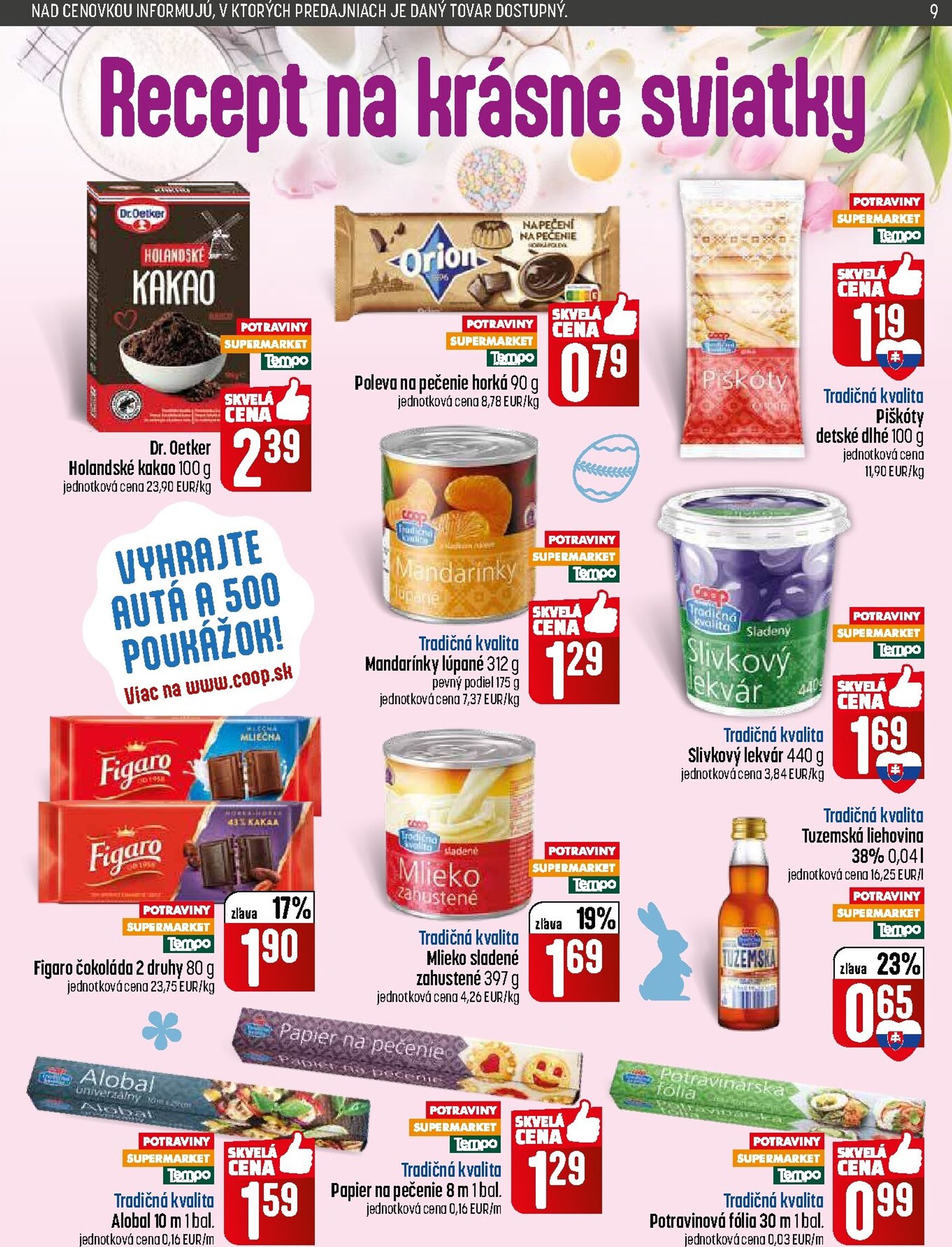 Page 9 of Aktuálny coop-jednota leták platný od štvrtka 12.03 do 18.03