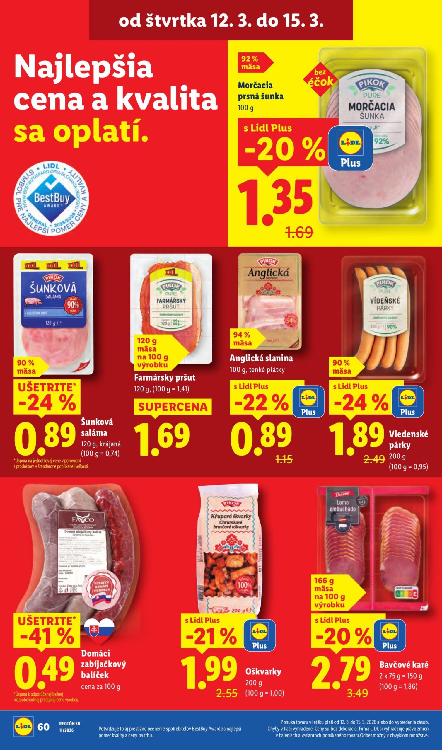 Page 14 of Aktuálny lidl leták platný od štvrtka 12.03 do 15.03