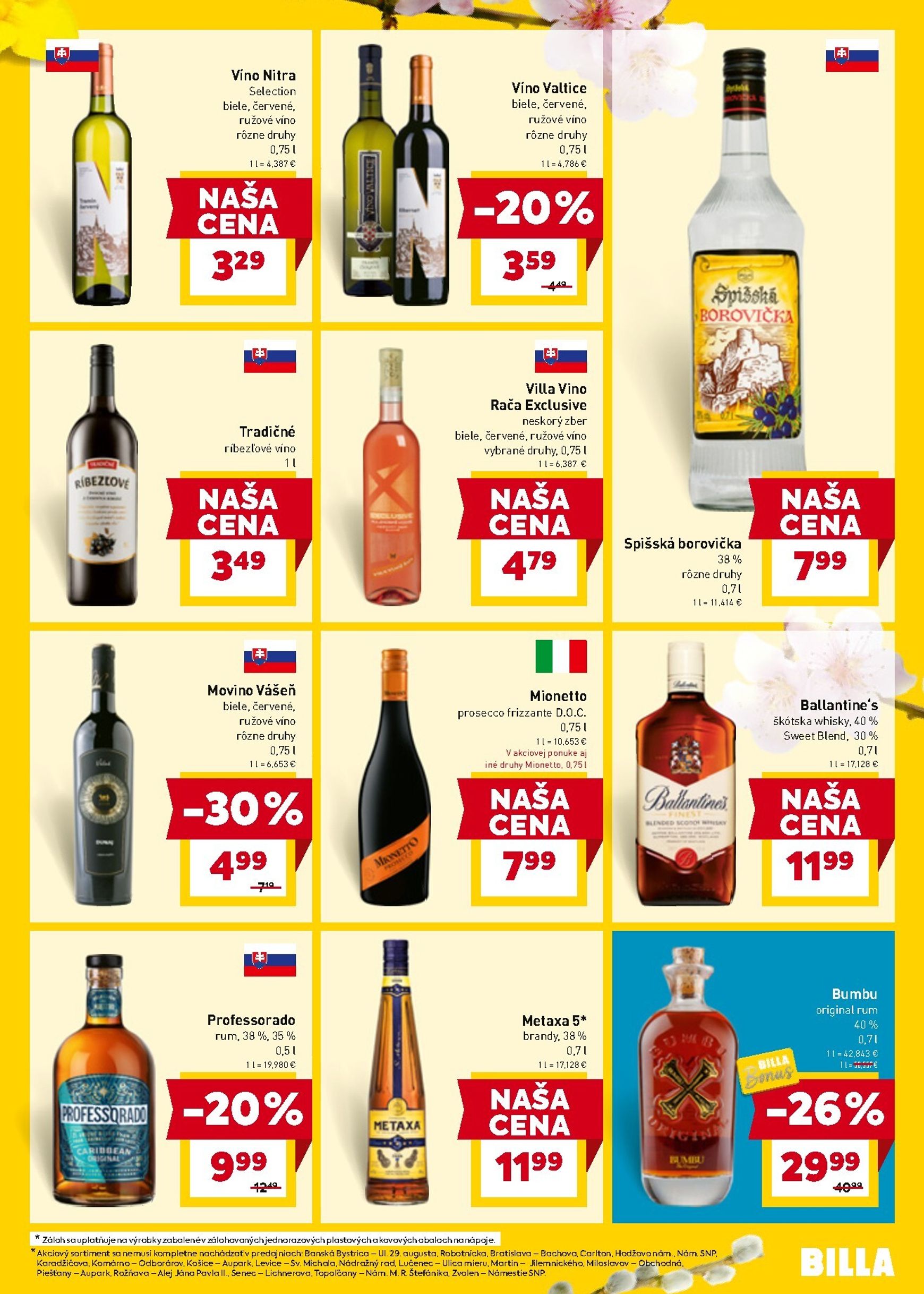 Page 23 of Aktuálny billa leták platný od stredy 11.03 do 17.03