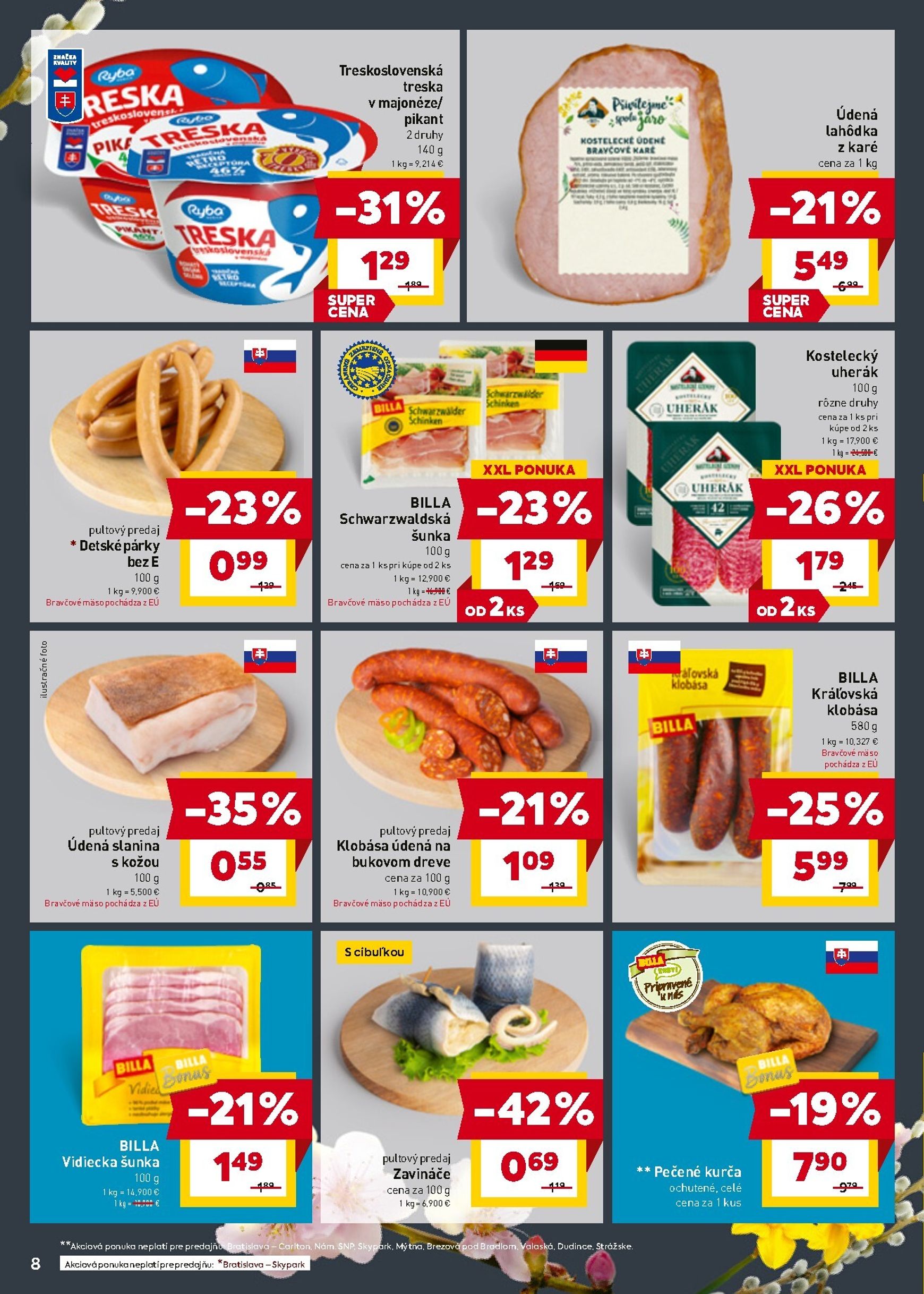 Page 10 of Aktuálny billa leták platný od stredy 11.03 do 17.03