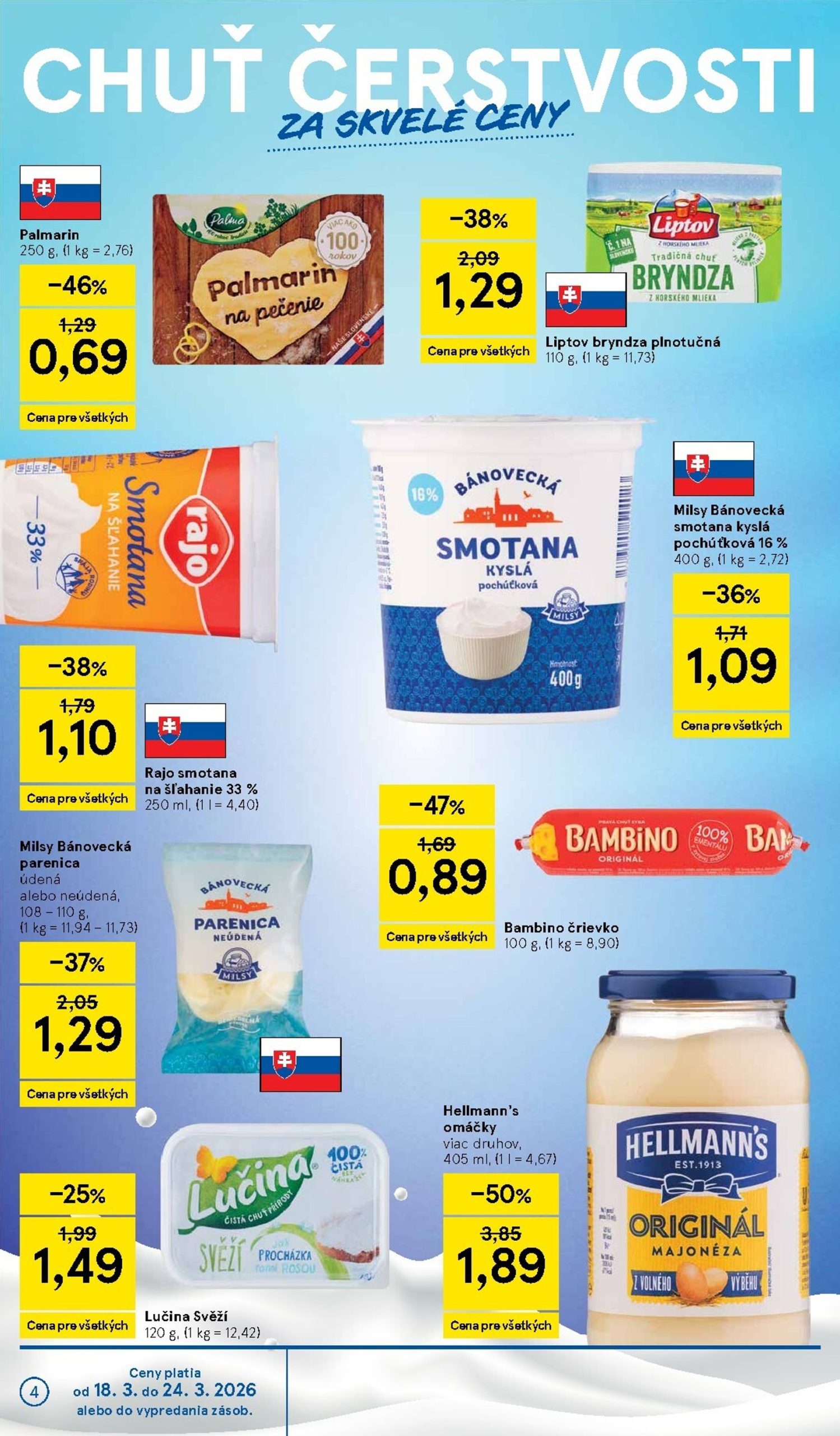 Page 4 of Aktuálny tesco leták platný od stredy 18.03 do 24.03