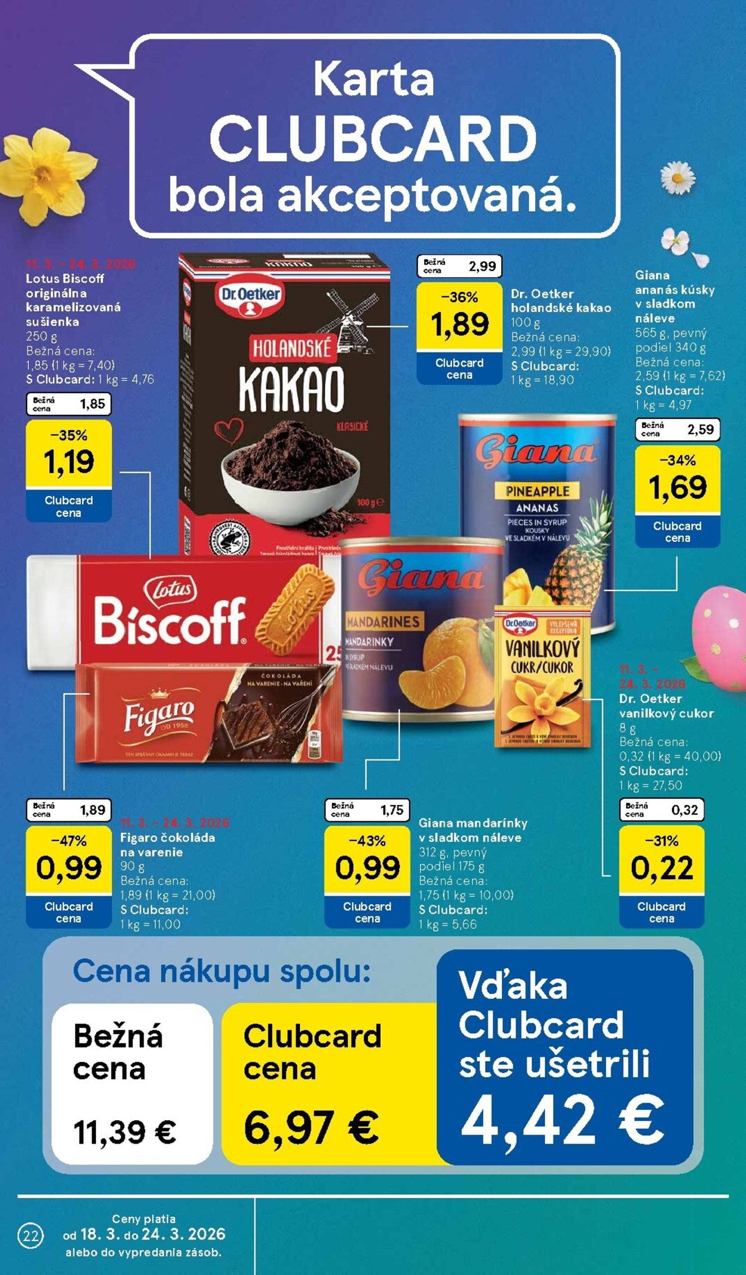 Page 22 of Aktuálny tesco leták platný od stredy 18.03 do 24.03